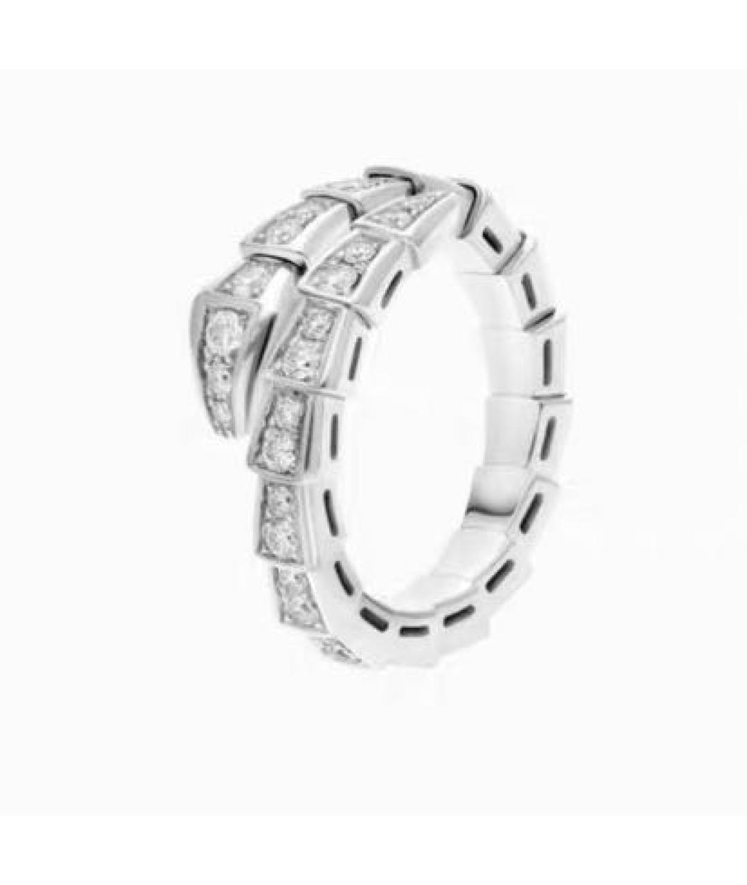 BVLGARI Белое кольцо из белого золота, фото 8