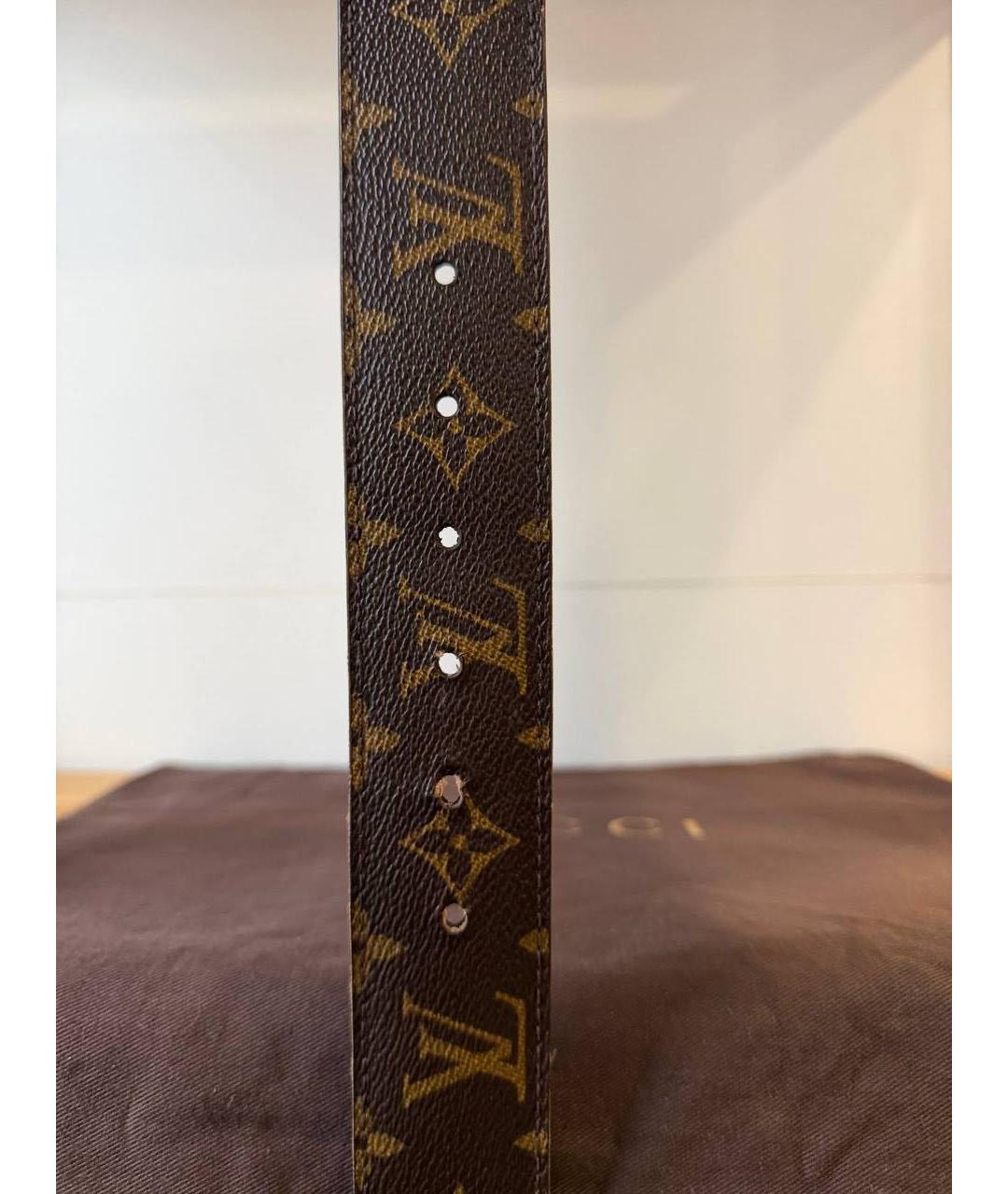 LOUIS VUITTON Коричневый ремень, фото 3
