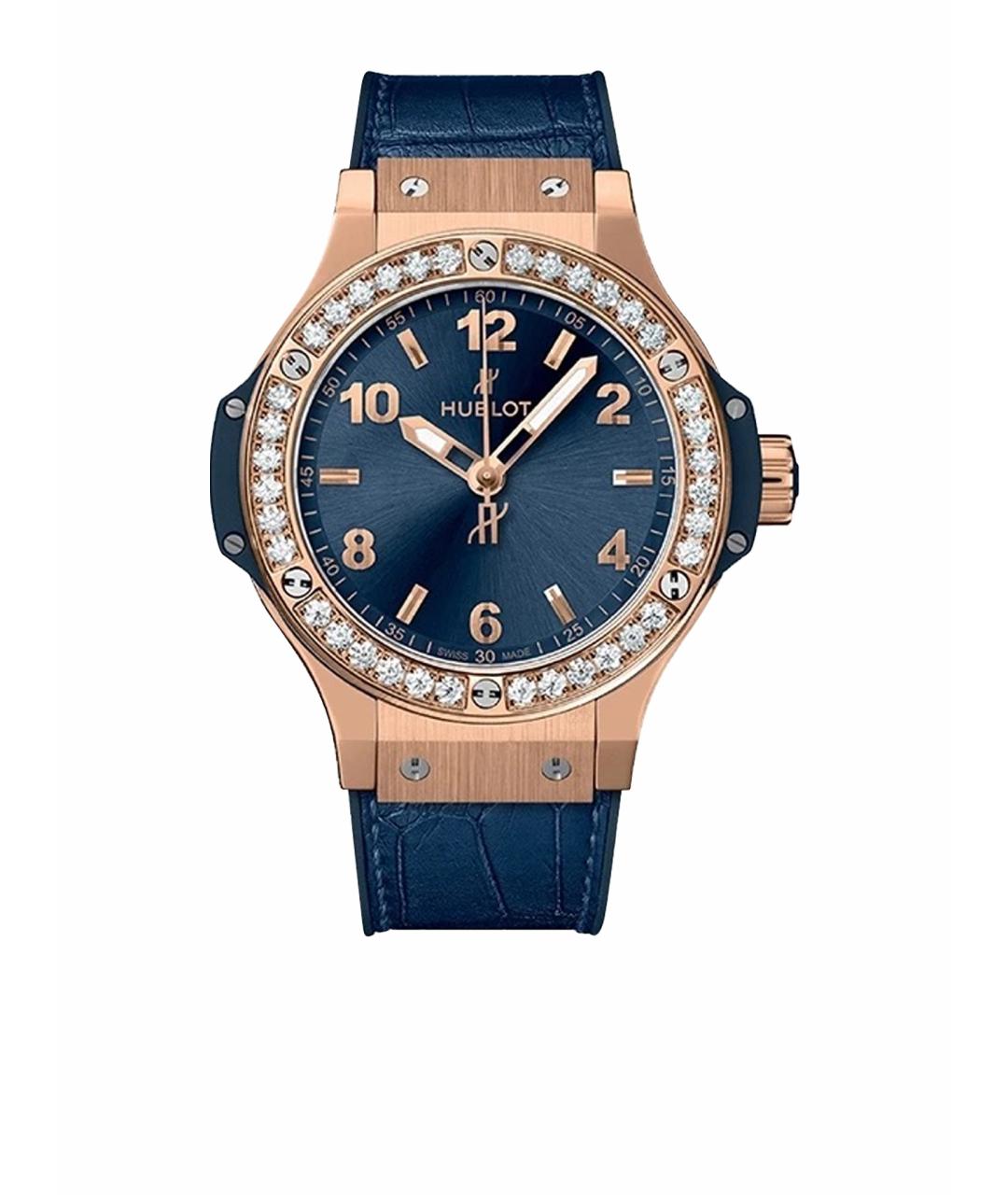 HUBLOT Синие часы из розового золота, фото 1