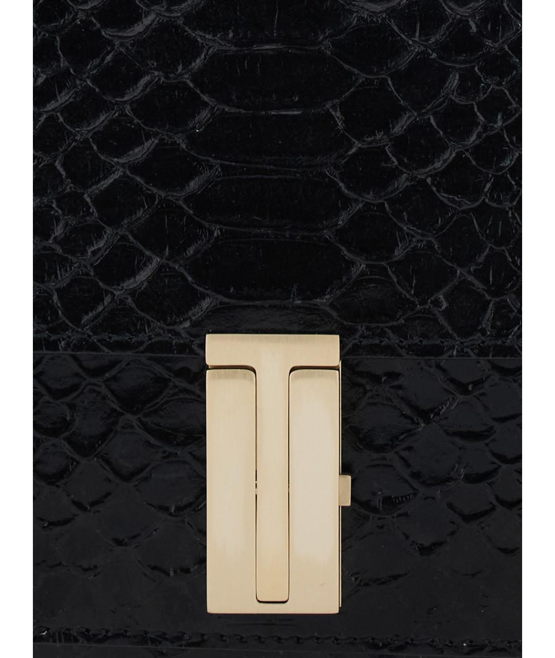TOM FORD Черная кожаная сумка через плечо, фото 3