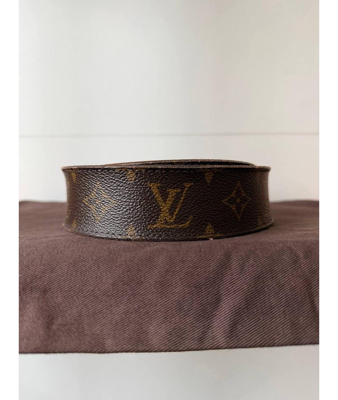 LOUIS VUITTON Коричневый ремень, фото 2