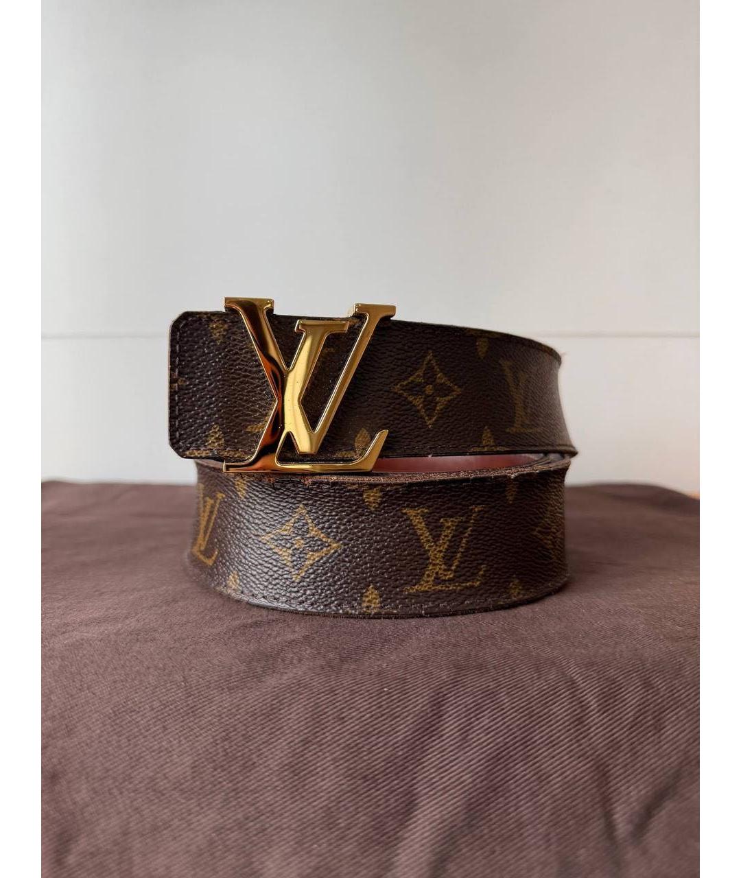 LOUIS VUITTON Коричневый ремень, фото 6