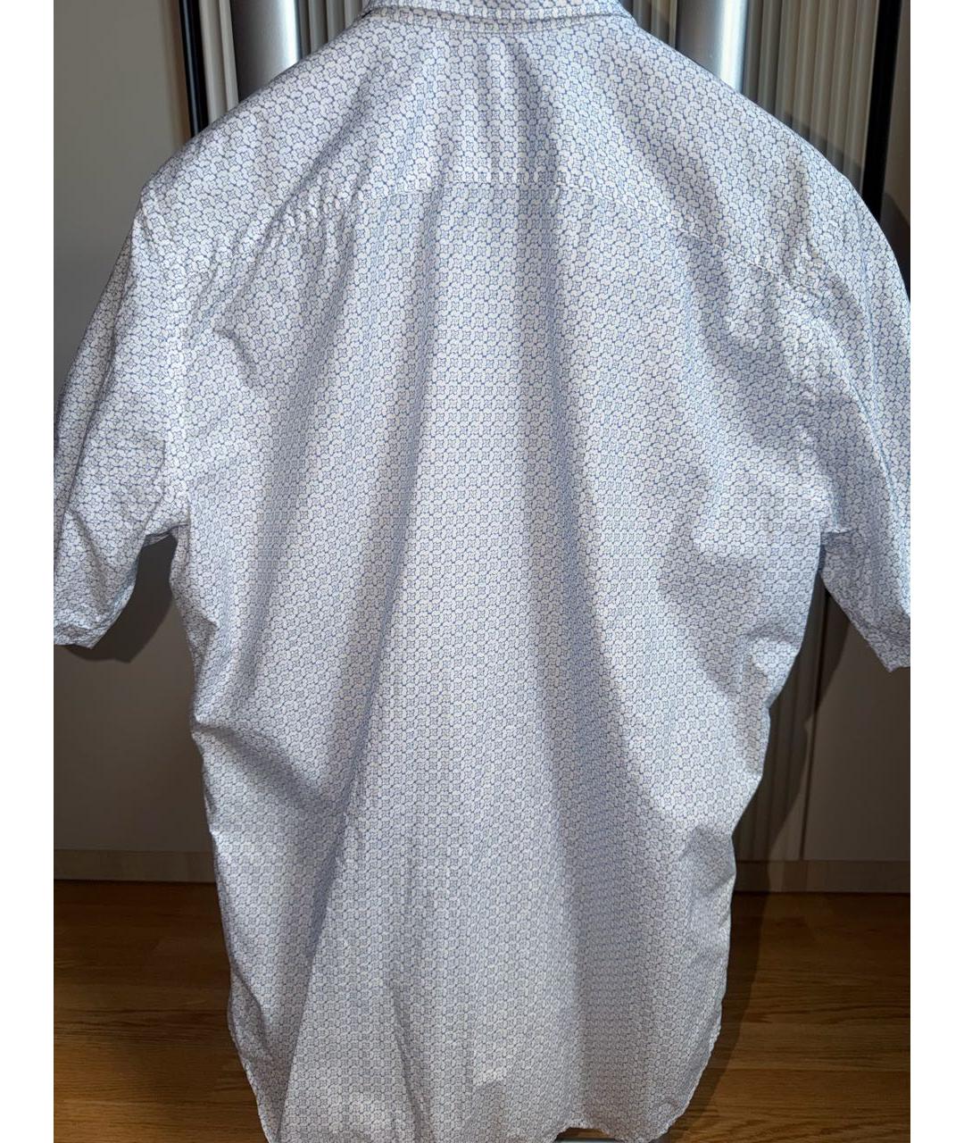 CANALI Белая хлопковая кэжуал рубашка, фото 2