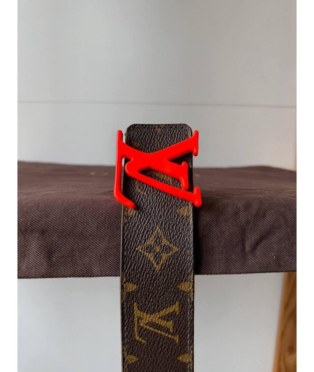 LOUIS VUITTON Коричневый ремень, фото 2