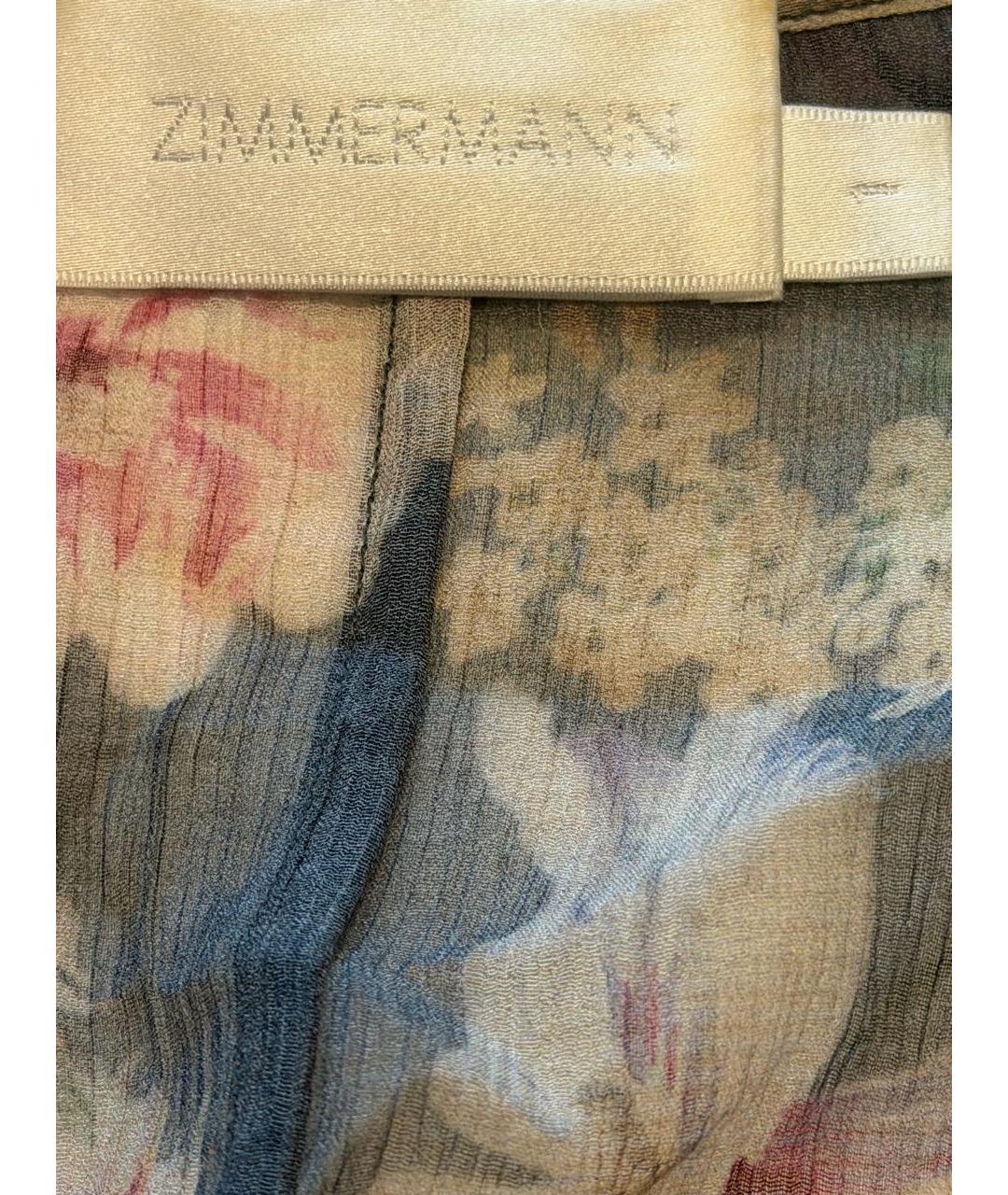 ZIMMERMANN Мульти шифоновое повседневное платье, фото 6