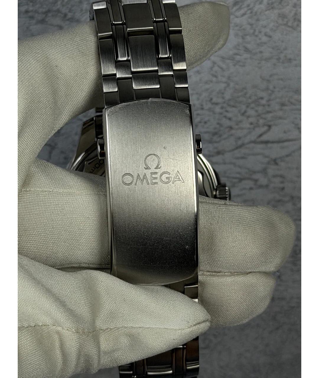 OMEGA Синие металлические часы, фото 6