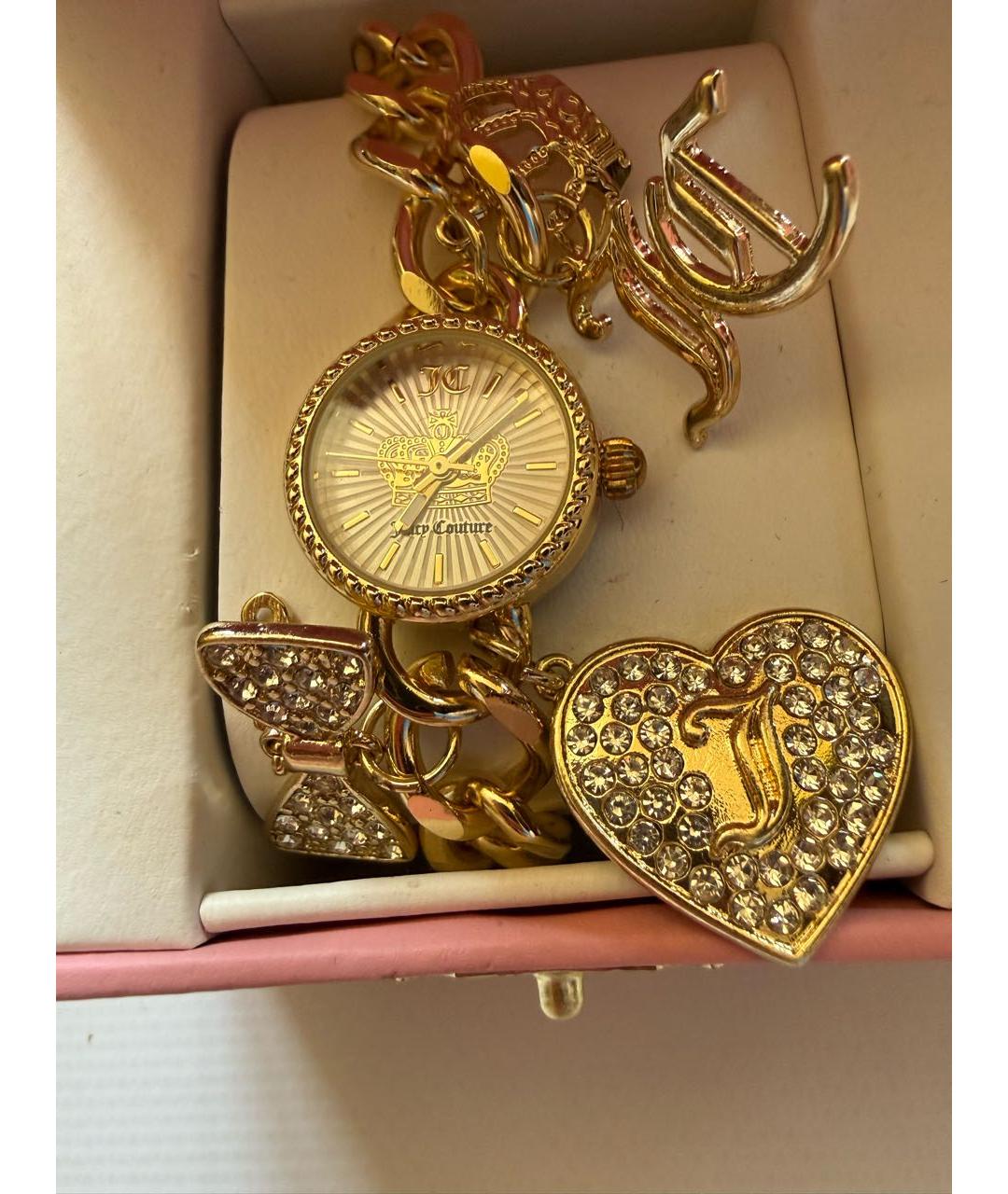 JUICY COUTURE Золотые часы, фото 3