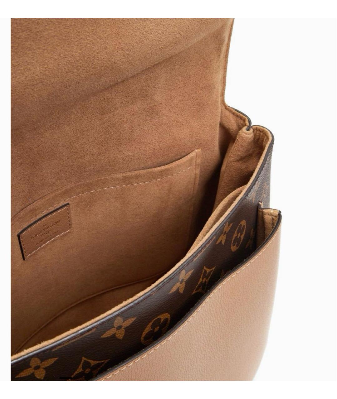 LOUIS VUITTON Коричневая сумка с короткими ручками из канвы, фото 8