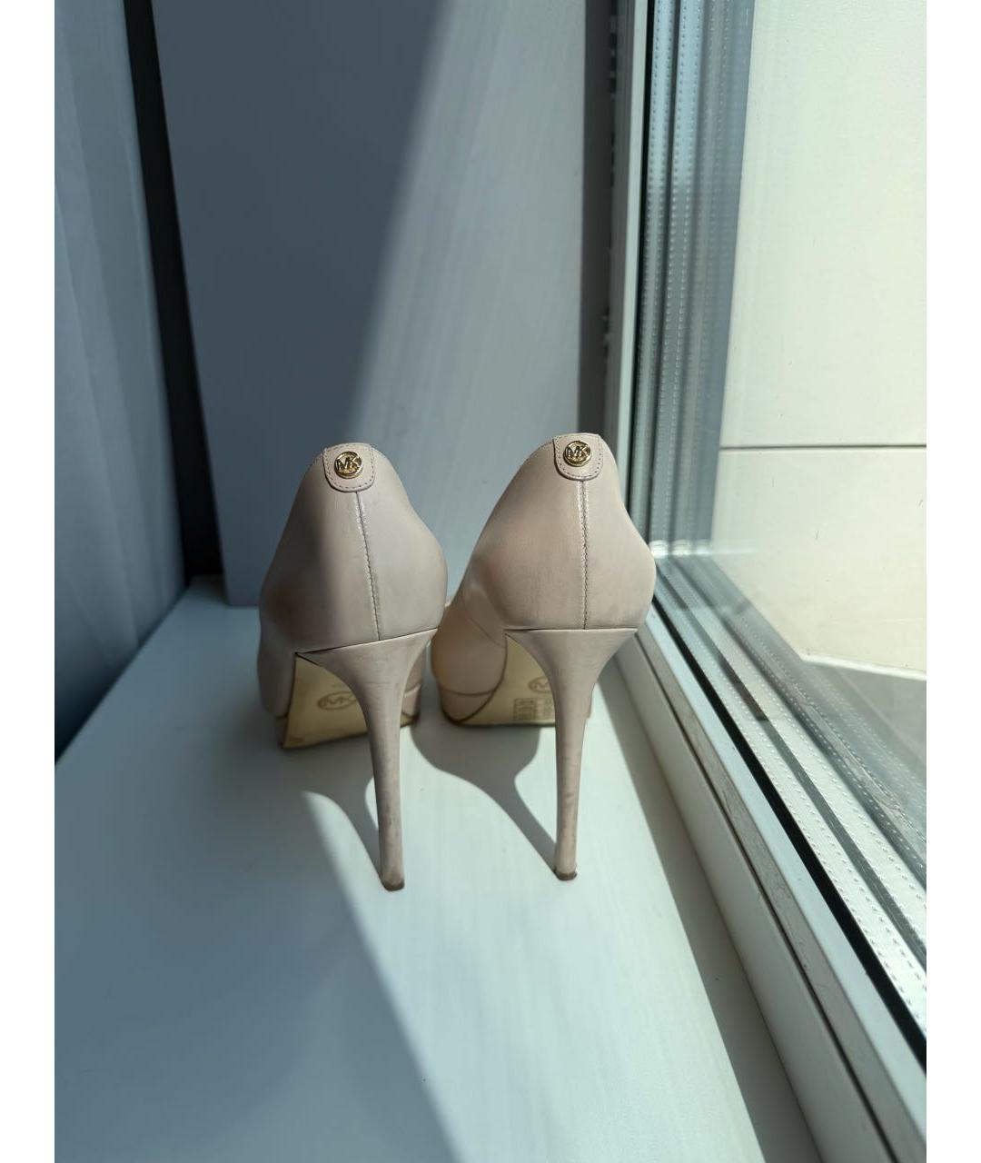 MICHAEL KORS Розовые кожаные туфли, фото 4