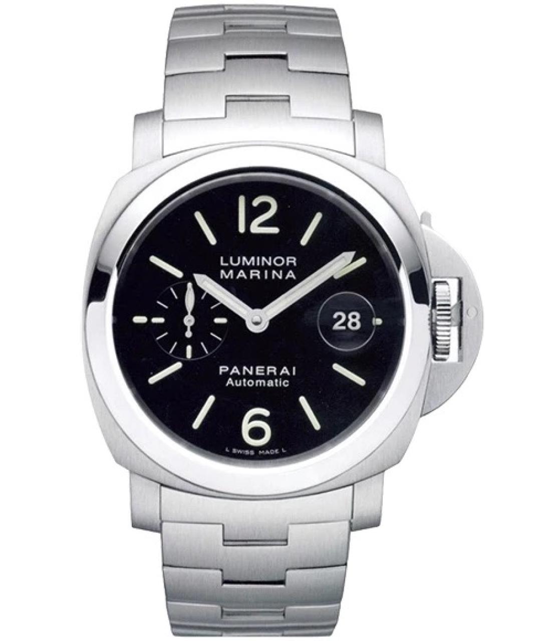 PANERAI Черные стальные часы, фото 1