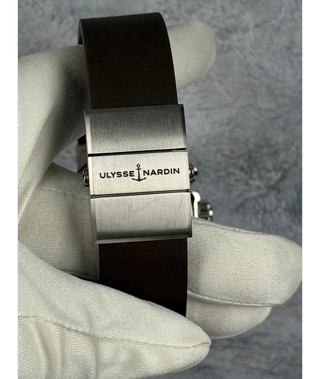 Ulysse Nardin Коричневые металлические часы, фото 6