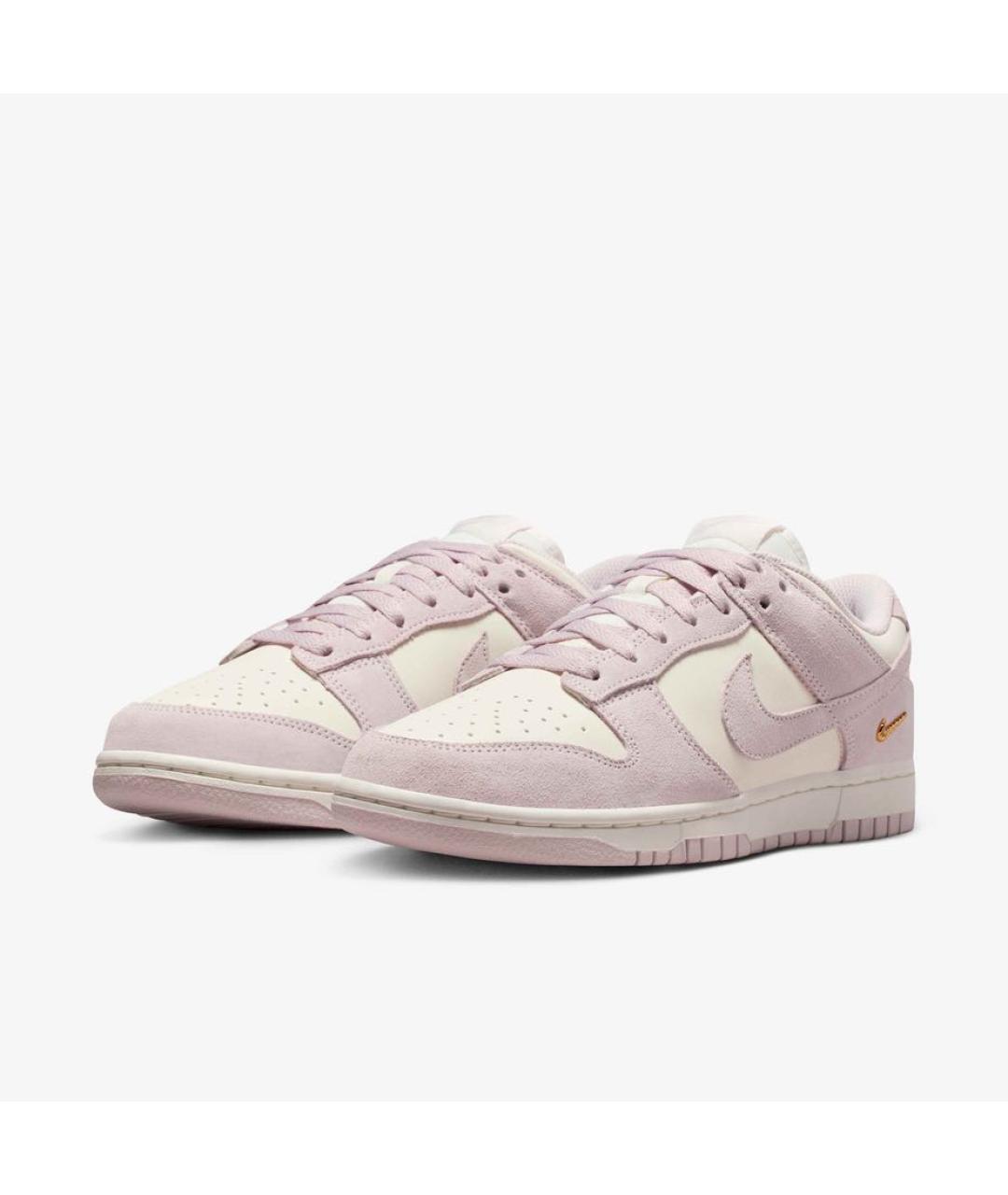 NIKE Розовые замшевые кеды, фото 3