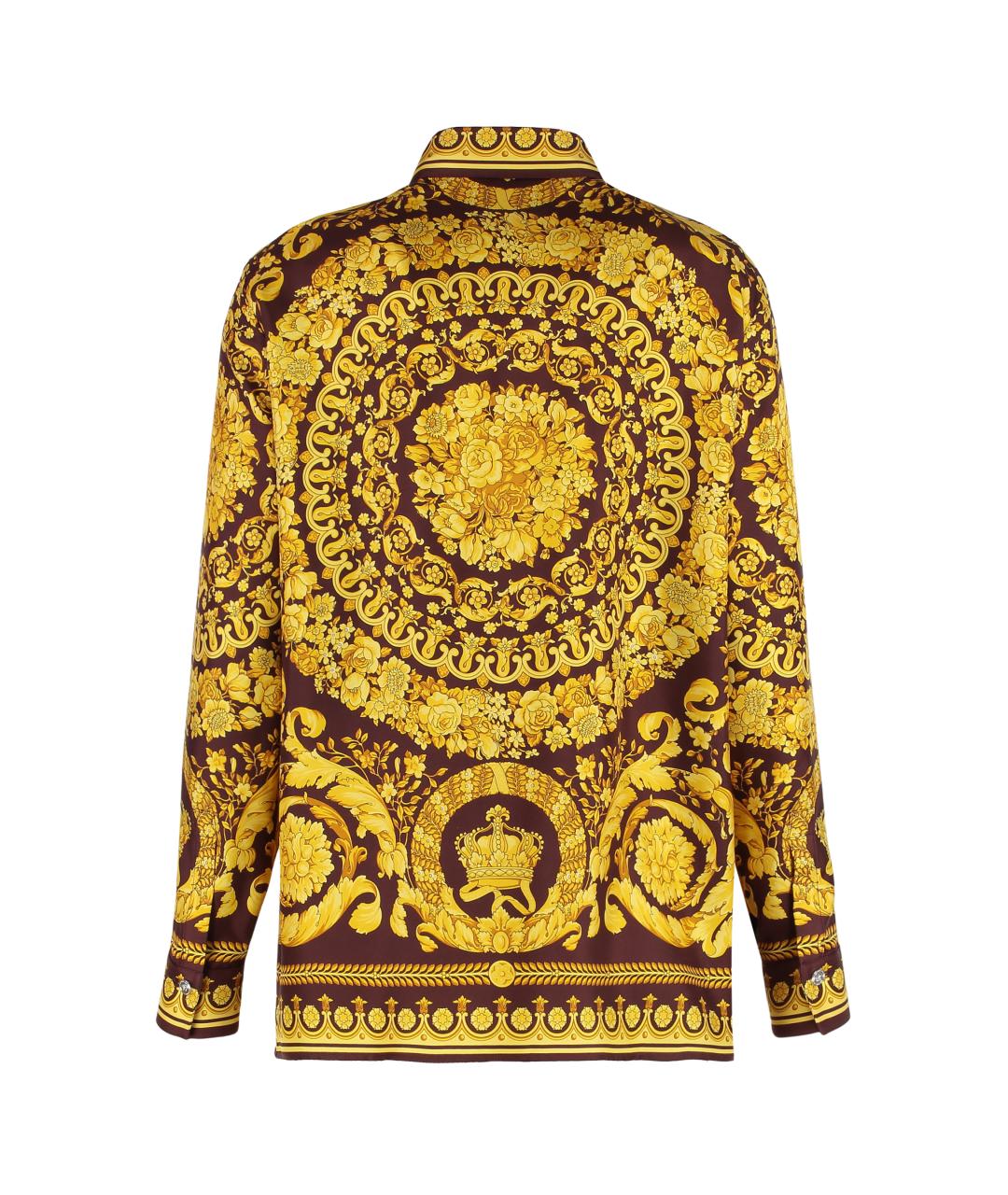 VERSACE Мульти шелковая рубашка, фото 2