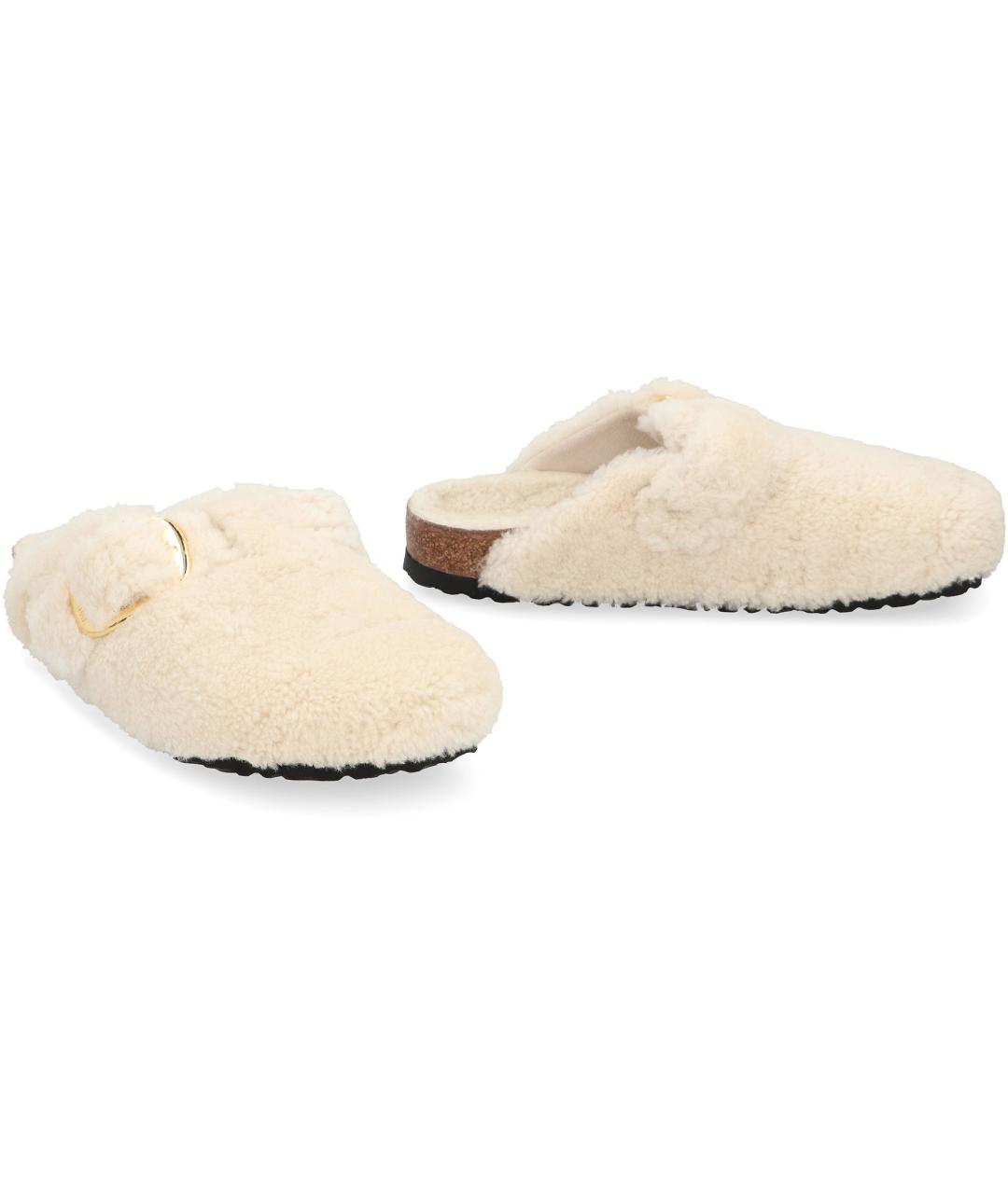 BIRKENSTOCK Бежевые мюли, фото 3