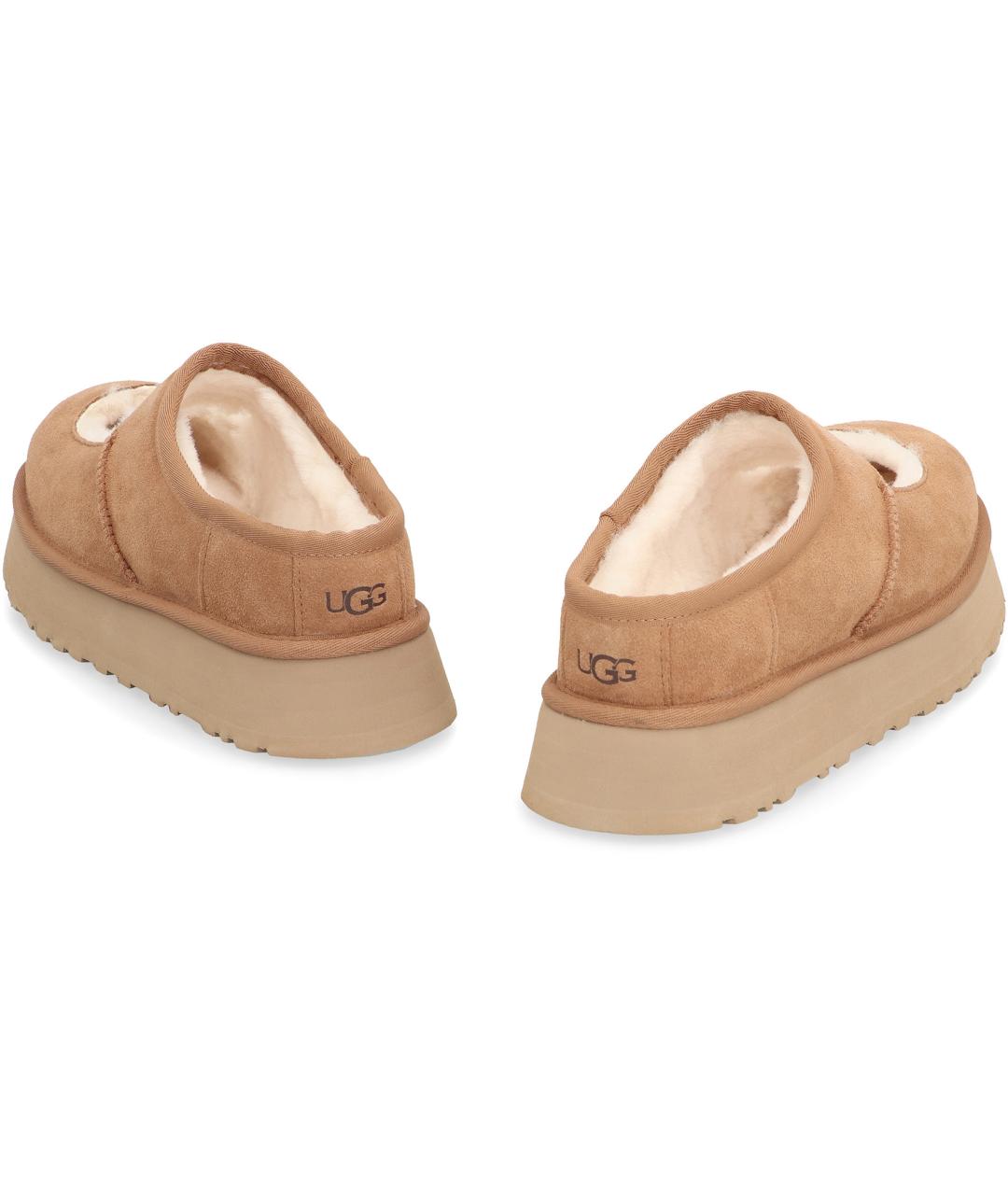 UGG Коричневые замшевые балетки, фото 4