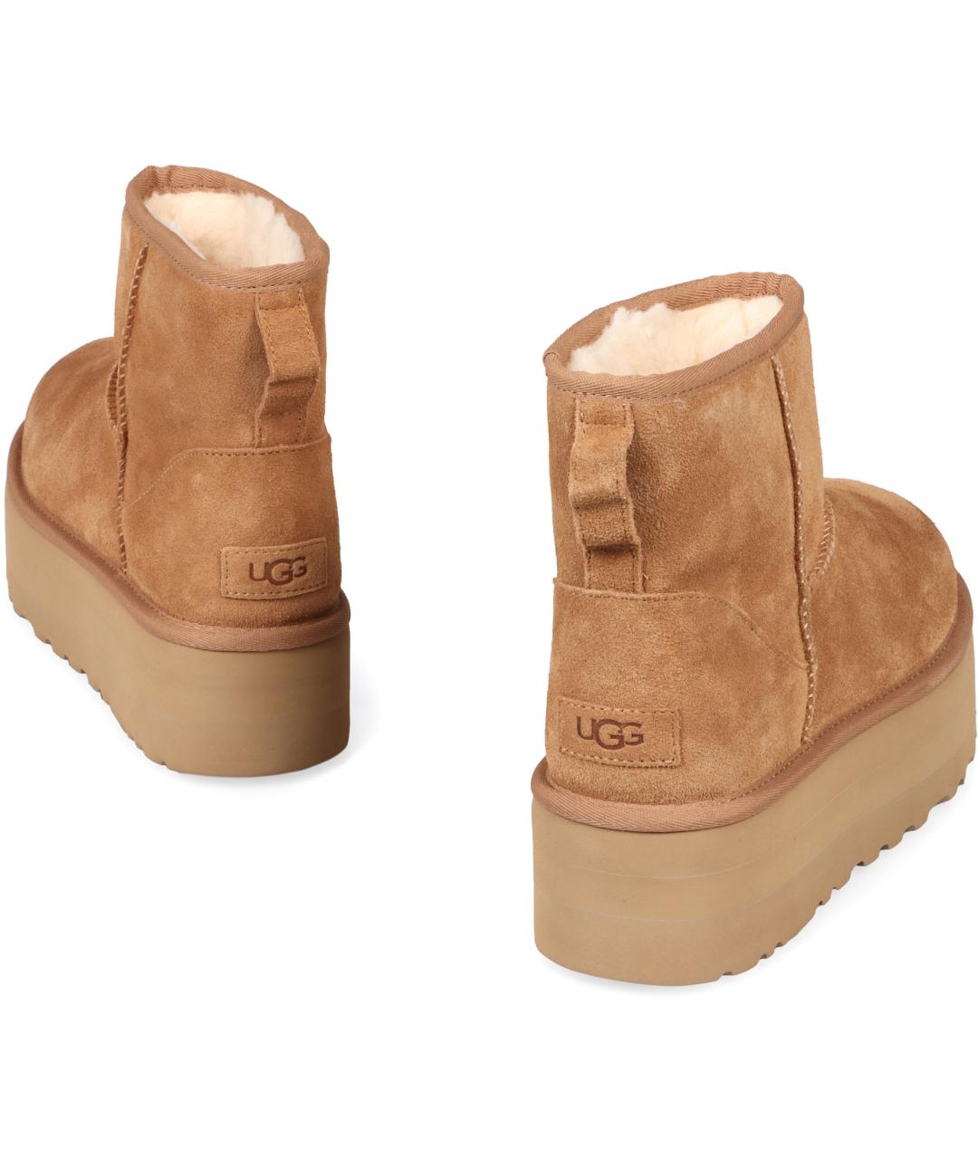 UGG Бежевые замшевые ботинки, фото 4