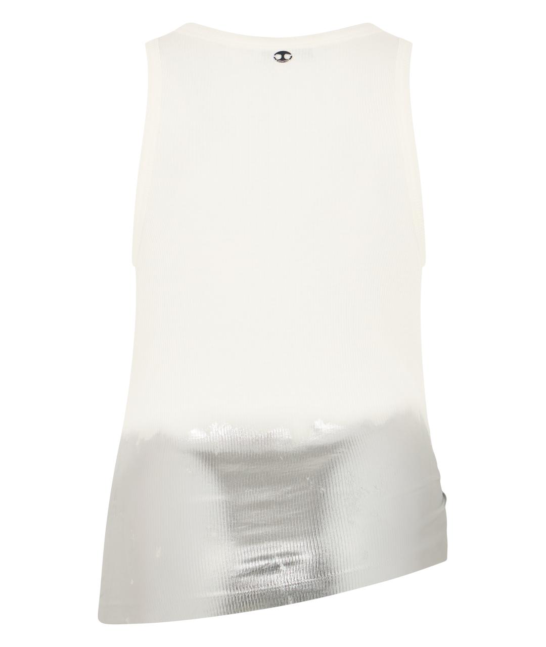 PACO RABANNE Белая хлопковая майка, фото 2