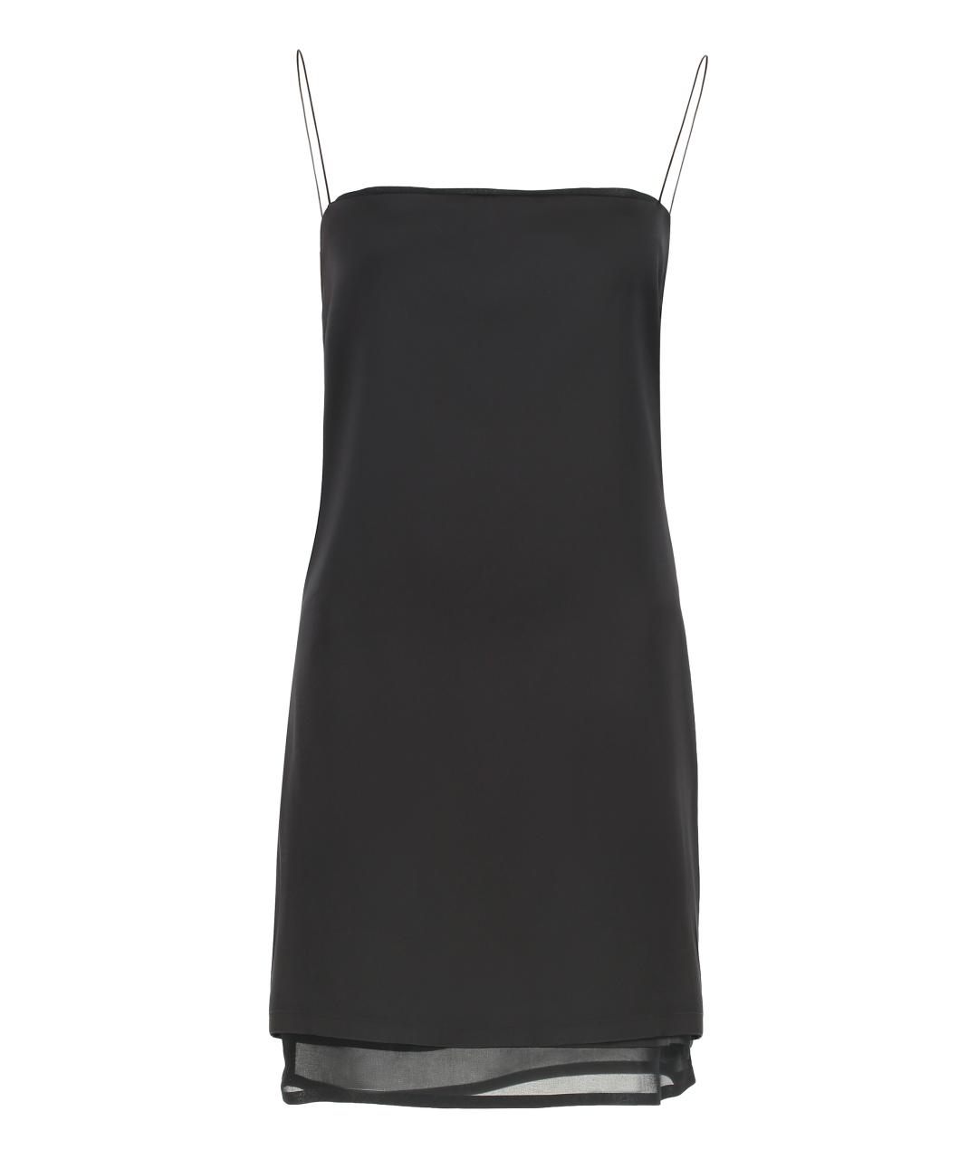 JACQUEMUS Черное вискозное платье, фото 1