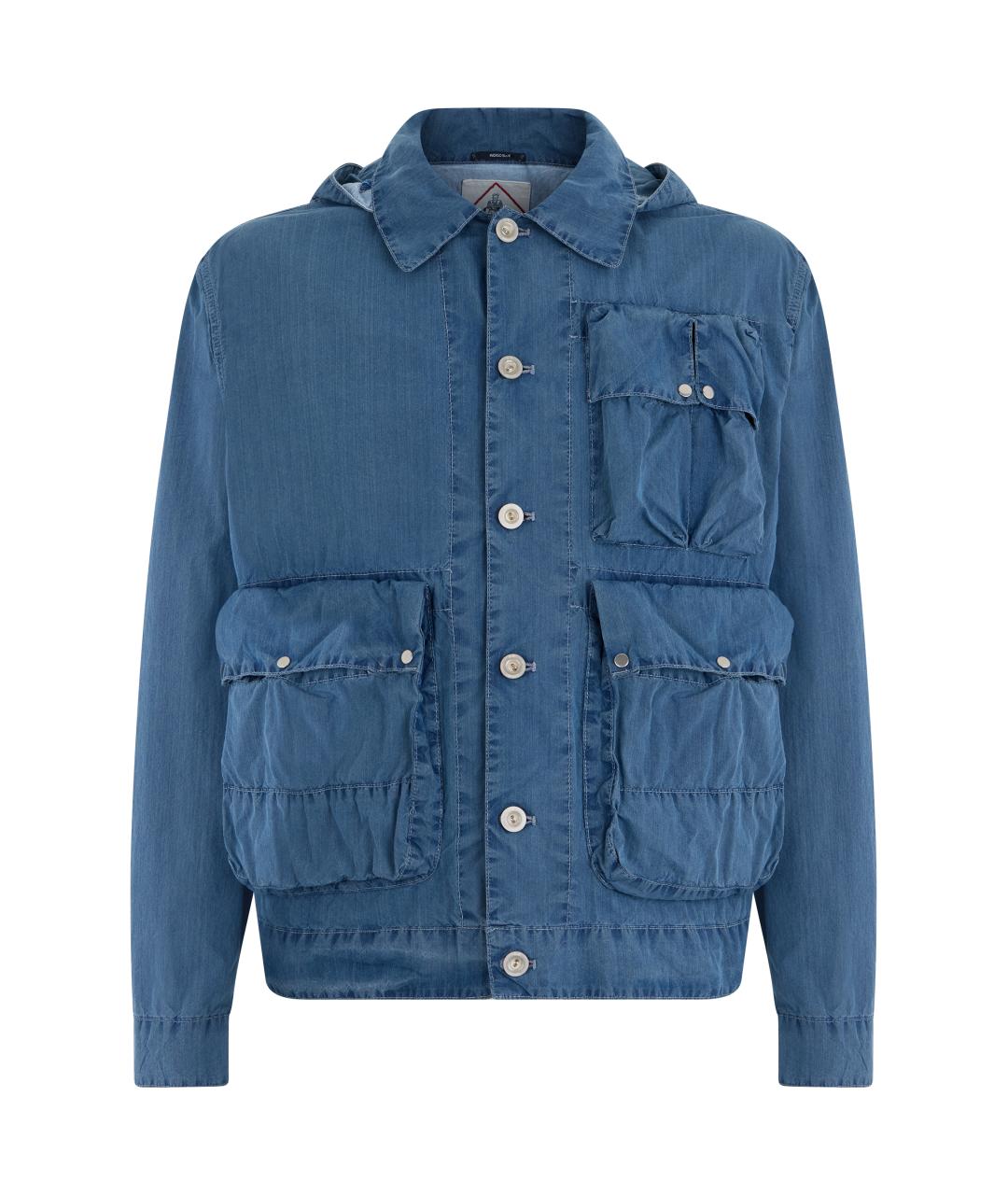 CP COMPANY Синяя хлопковая куртка, фото 1