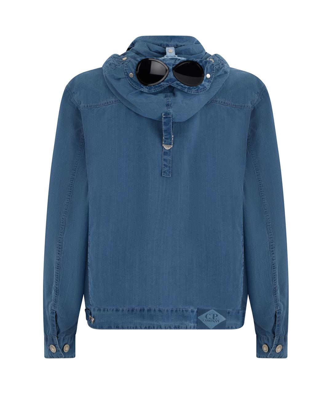 CP COMPANY Синяя хлопковая куртка, фото 2