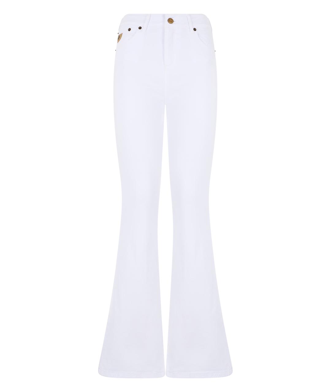LOIS JEANS Белые хлопковые джинсы клеш, фото 1