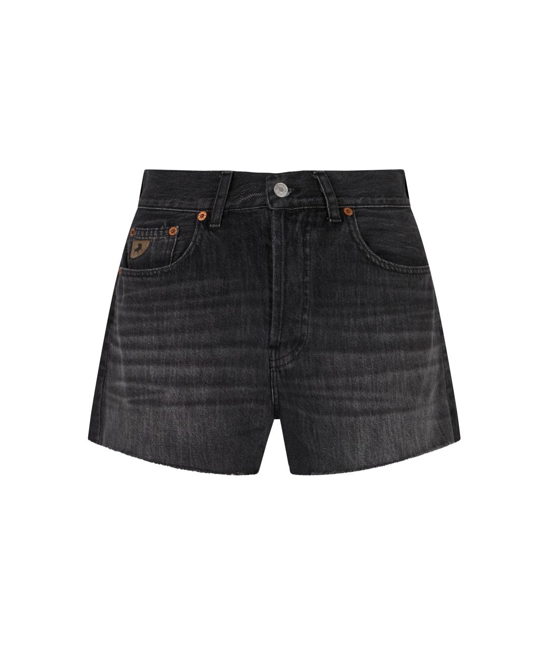 LOIS JEANS Черные хлопковые шорты, фото 1