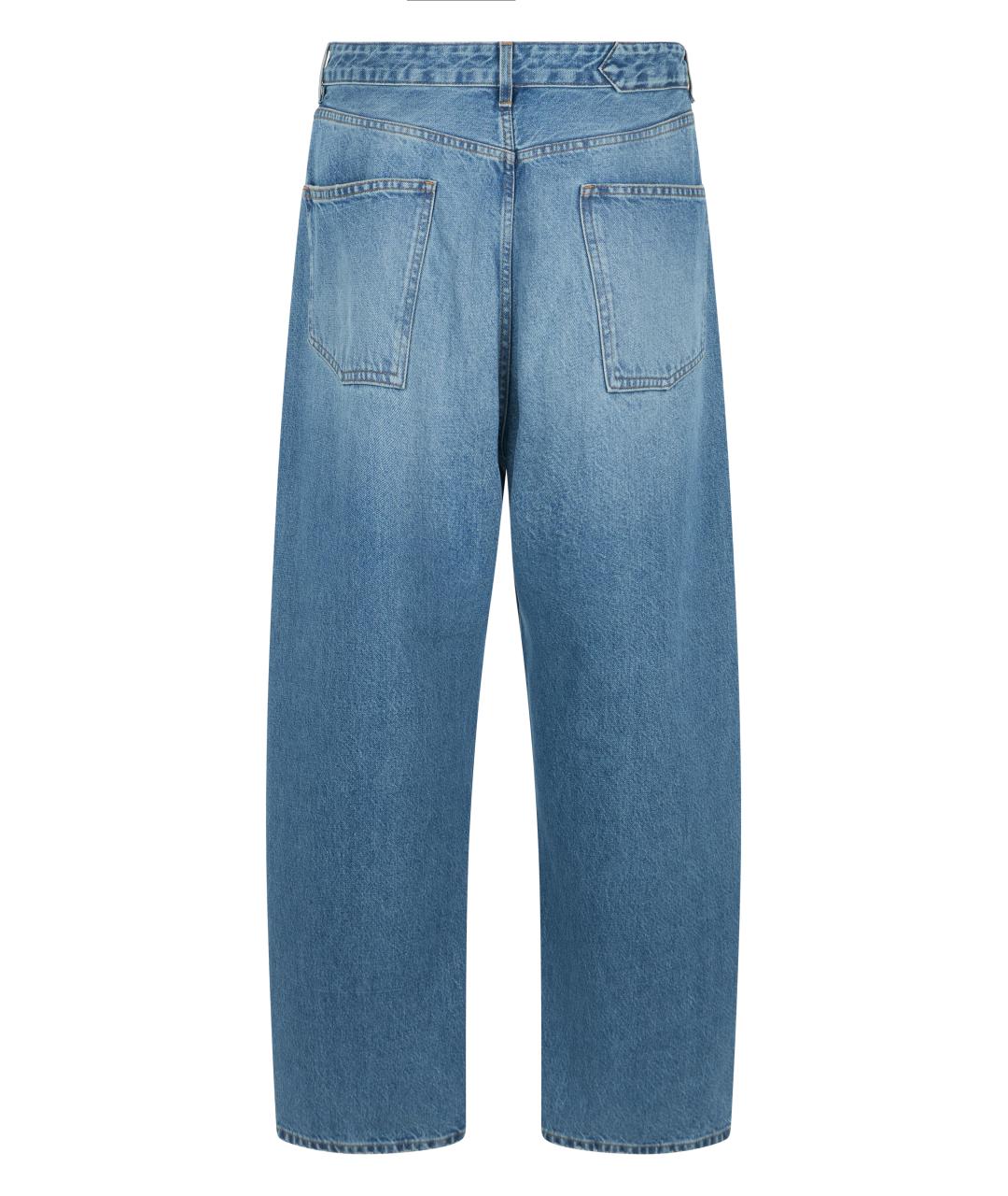 JACQUEMUS Голубые прямые джинсы, фото 2