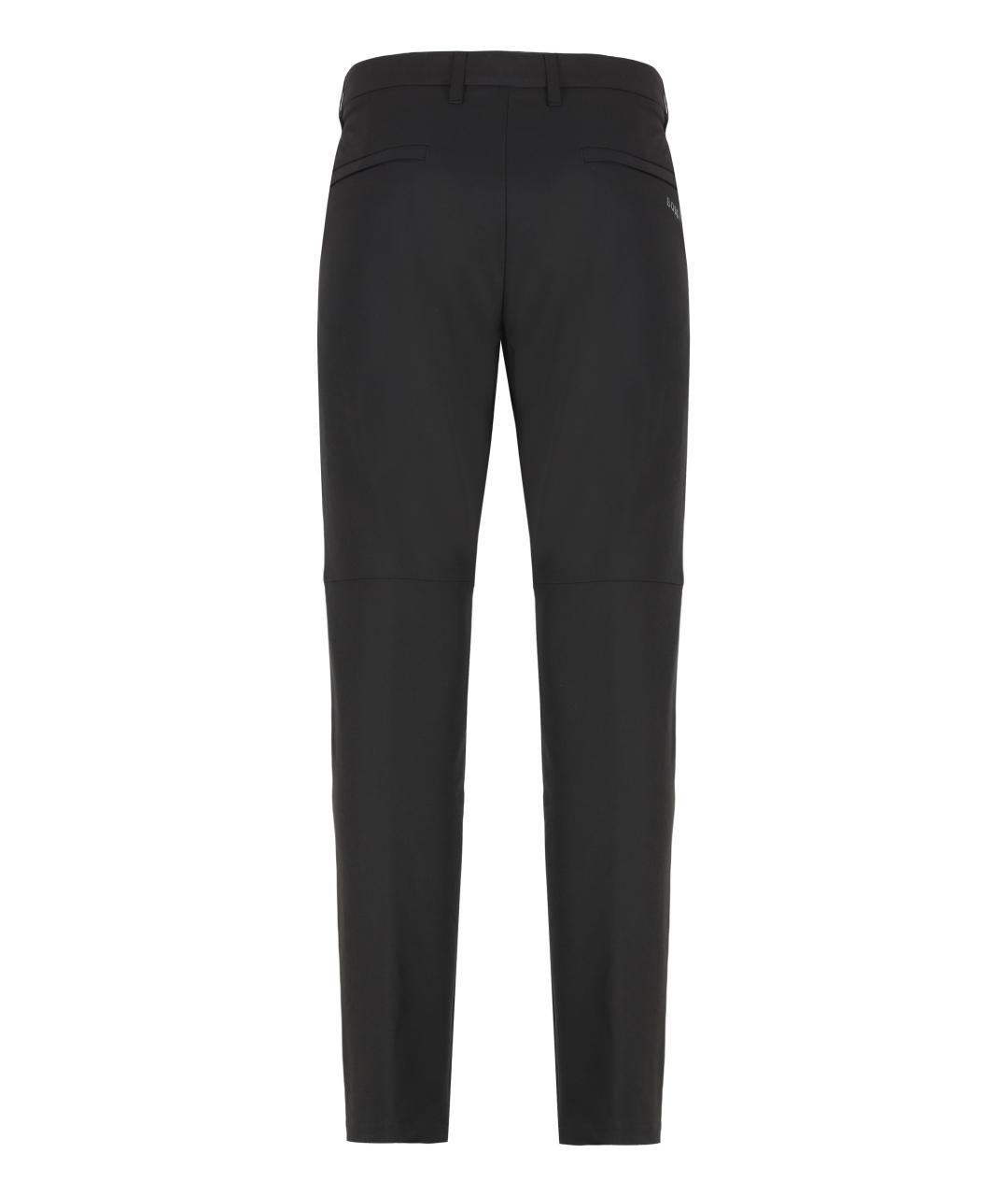 HUGO BOSS Черные полиэстеровые брюки чинос, фото 2