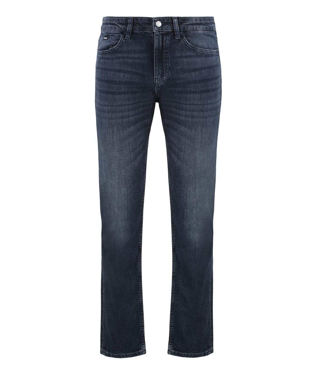 HUGO BOSS Синие хлопковые джинсы скинни, фото 1