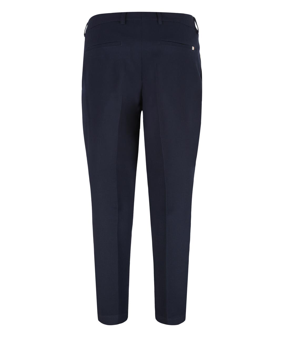 HUGO BOSS Синие шерстяные брюки чинос, фото 2