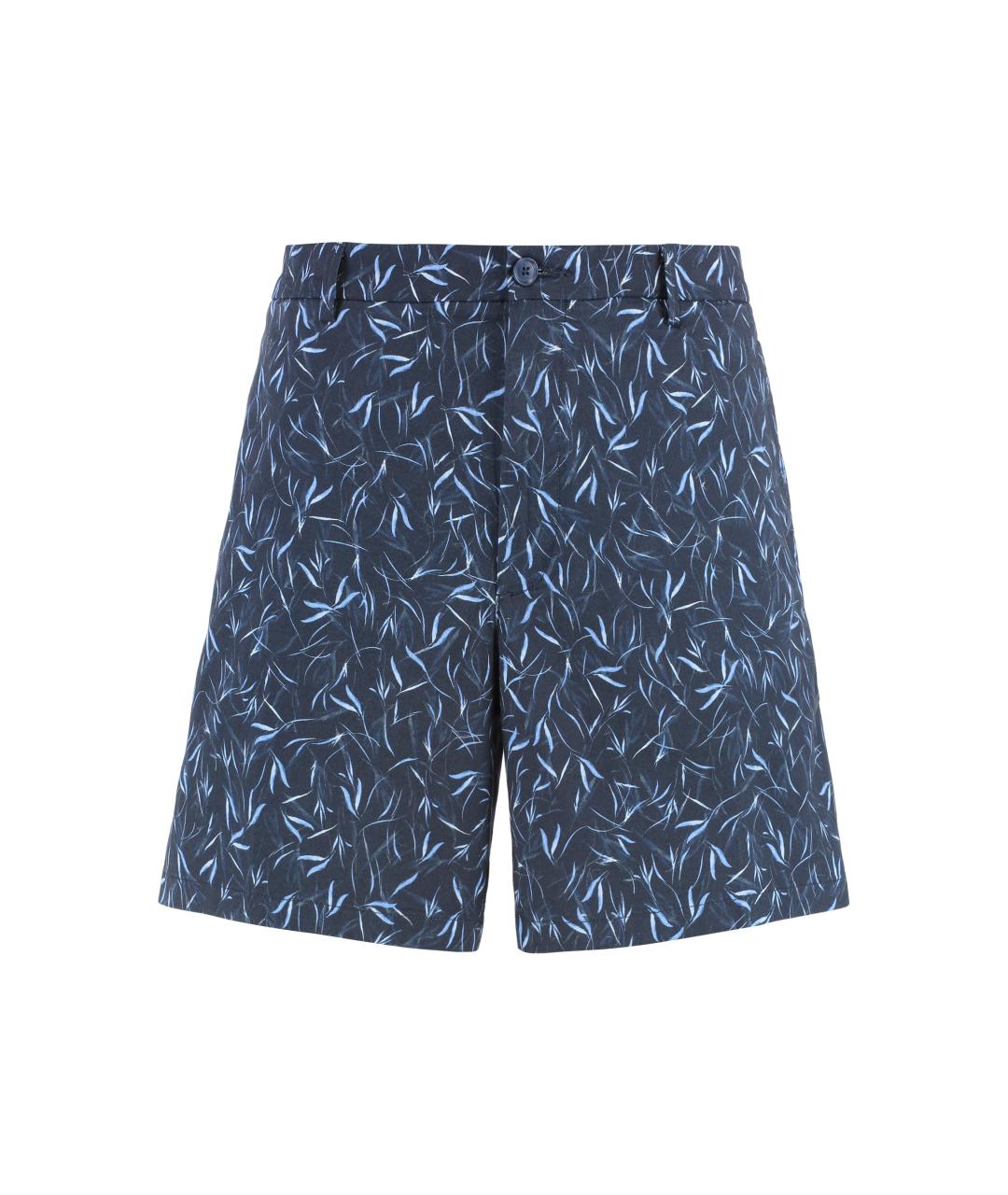 HUGO BOSS Синие хлопковые шорты, фото 1