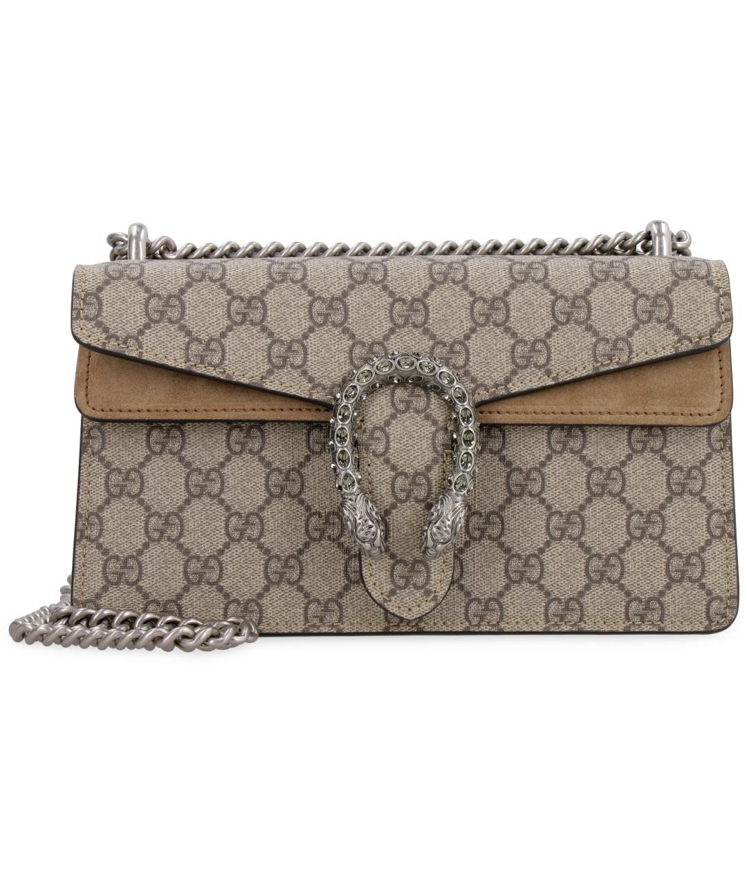 GUCCI Бежевая канва сумка через плечо, фото 2