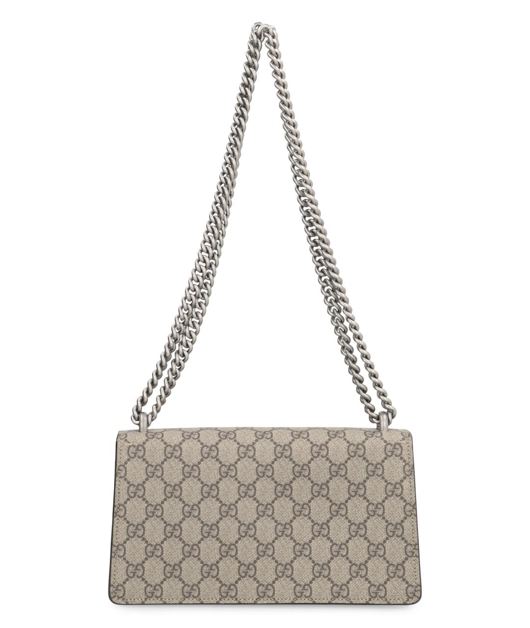 GUCCI Бежевая канва сумка через плечо, фото 4