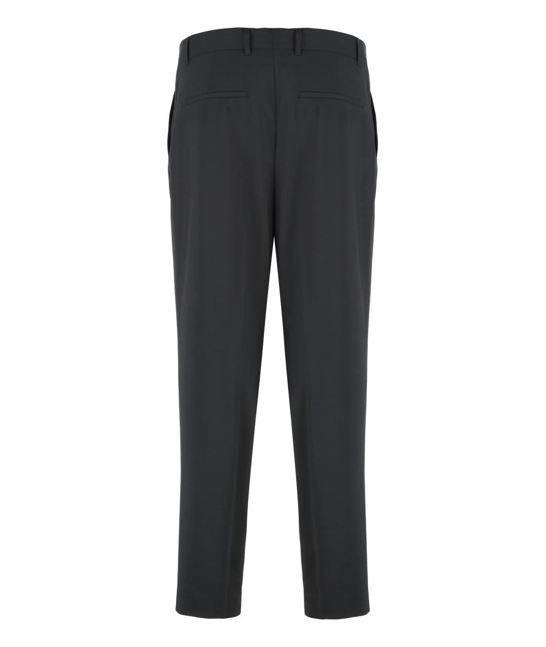 HUGO BOSS Черные шерстяные брюки чинос, фото 2