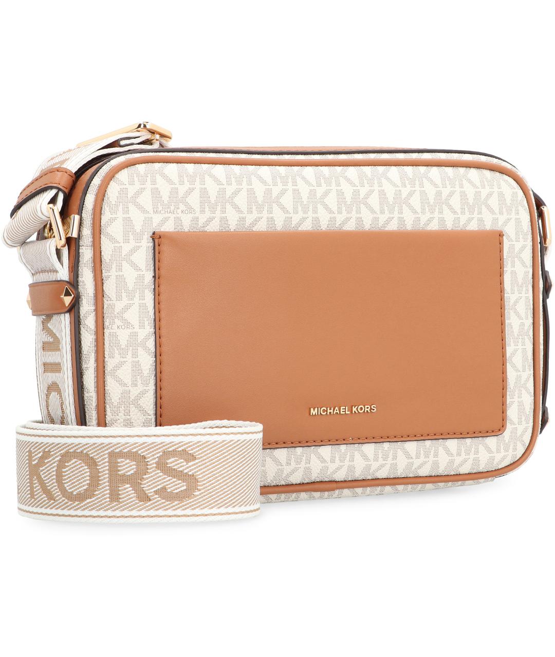 MICHAEL MICHAEL KORS Бежевая сумка через плечо, фото 2