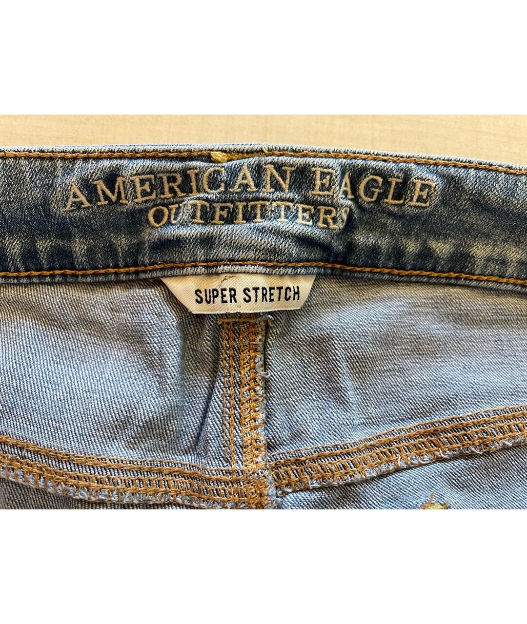 AMERICAN OUTFITTERS KIDS Голубые хлопковые прямые джинсы, фото 3