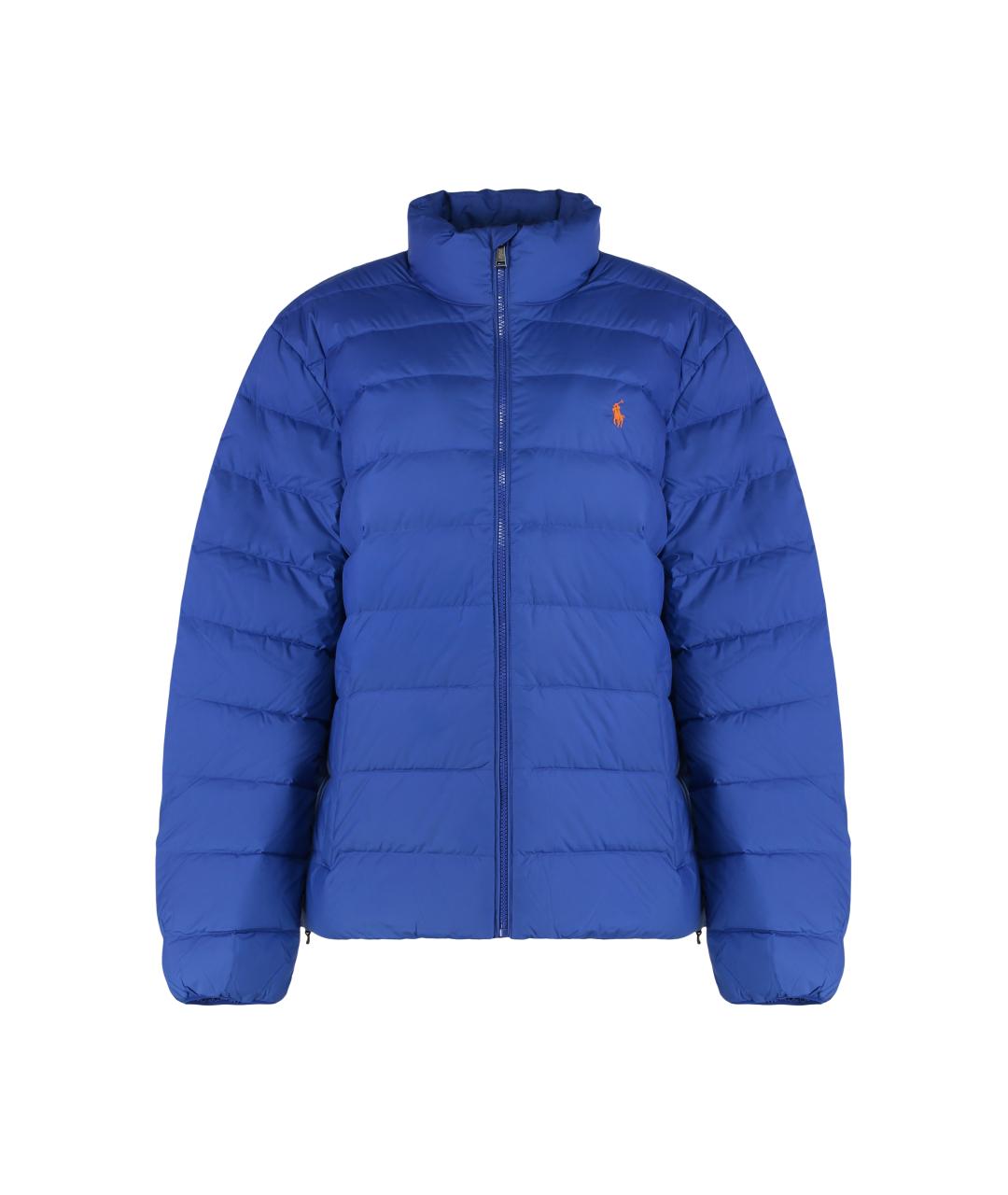 POLO RALPH LAUREN Синий полиамидовый пуховик, фото 1
