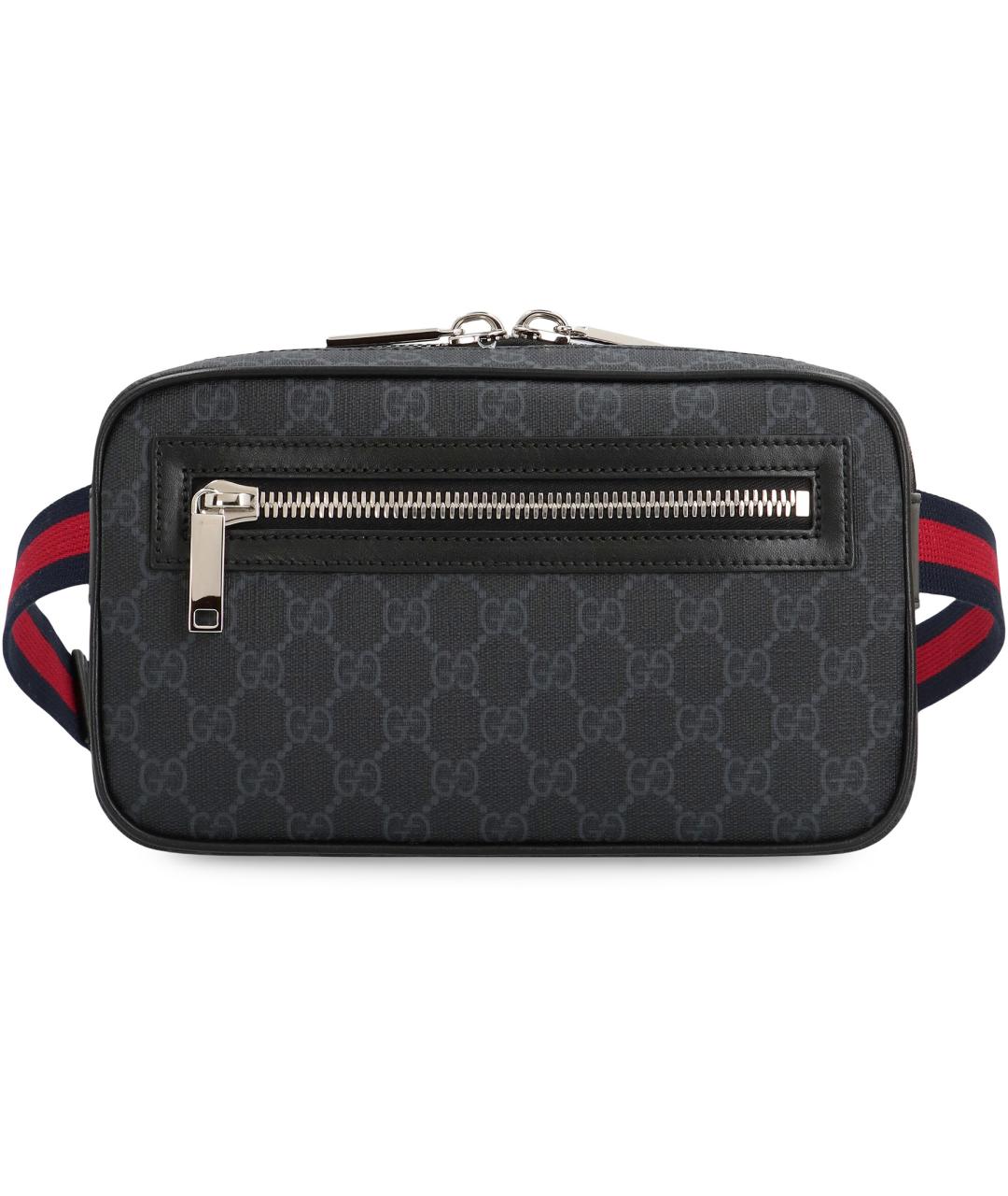GUCCI Черная поясная сумка, фото 1