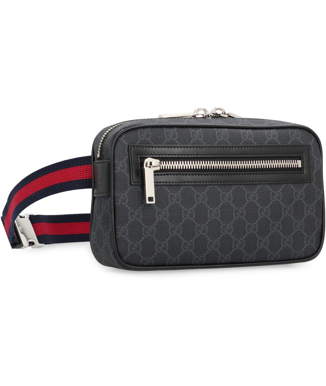 GUCCI Черная поясная сумка, фото 2