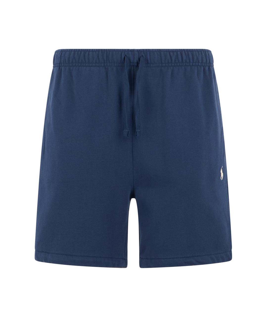 POLO RALPH LAUREN Синие хлопковые шорты, фото 1