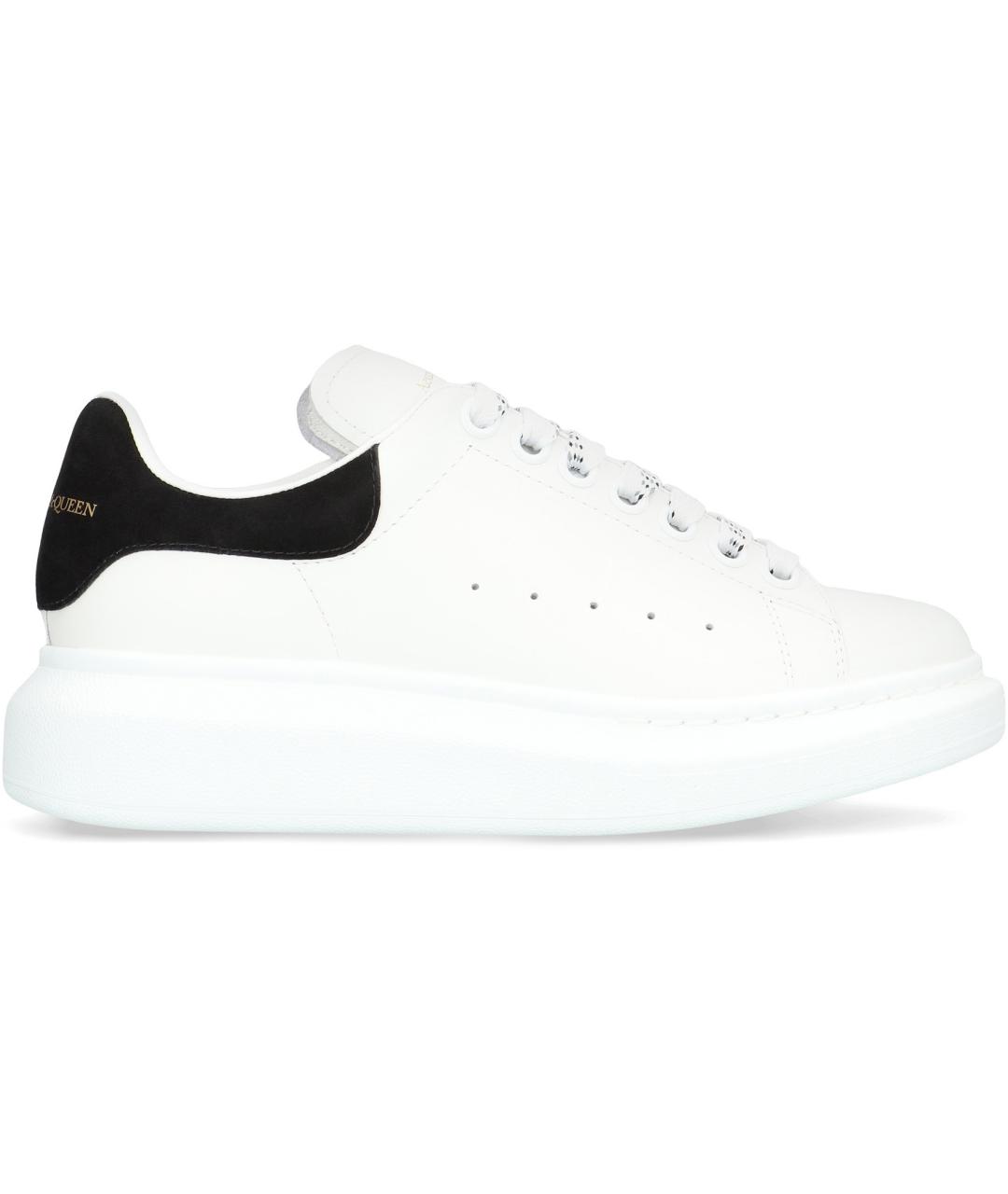 ALEXANDER MCQUEEN Белые кожаные кроссовки, фото 2