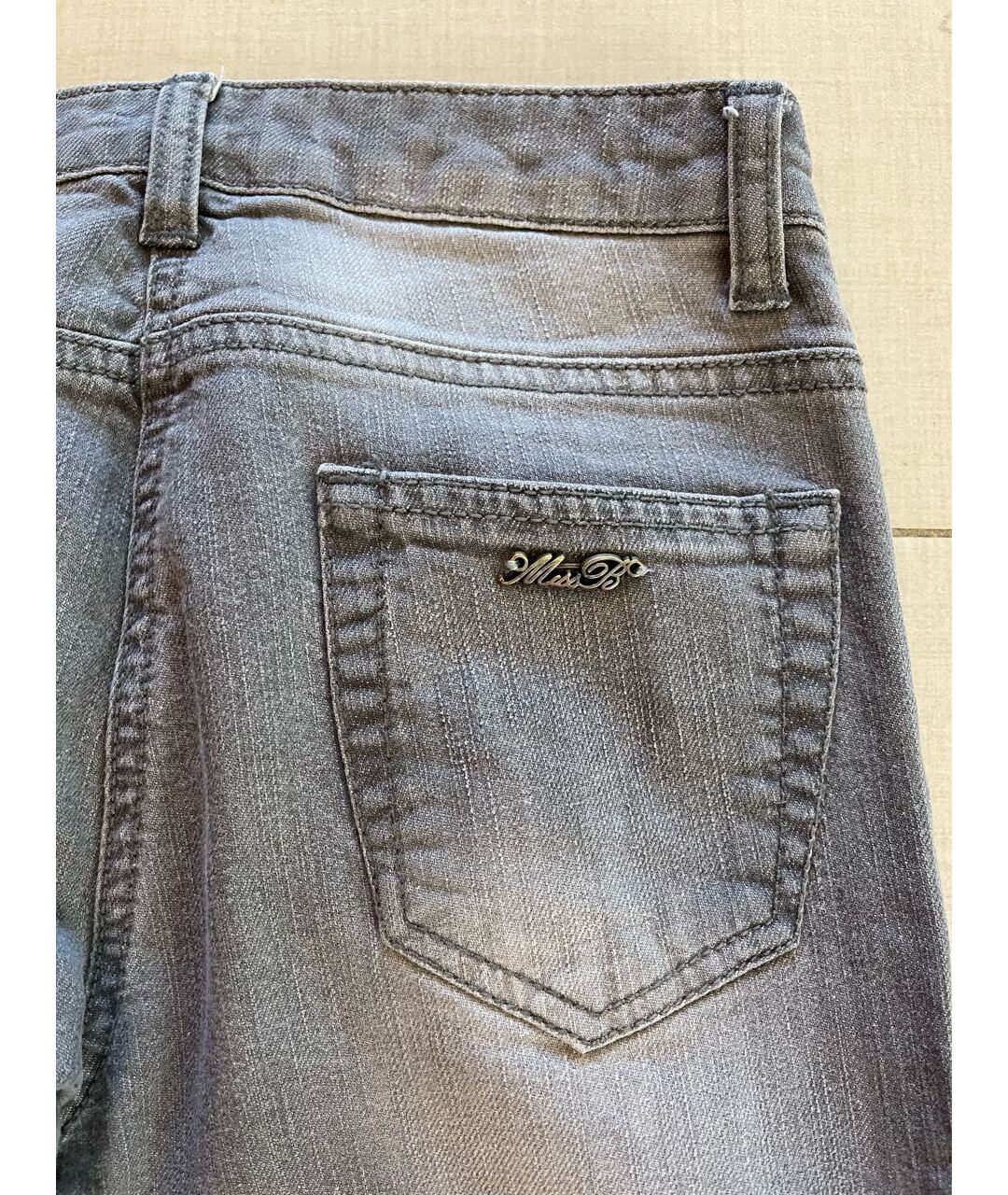 BLUMARINE Серые хлопковые детские джинсы, фото 6
