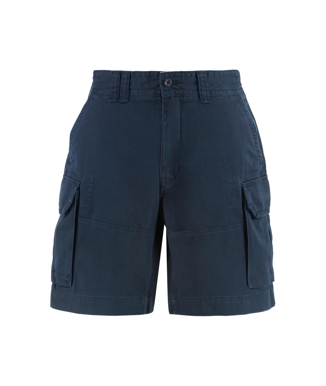 POLO RALPH LAUREN Синие хлопковые шорты, фото 1