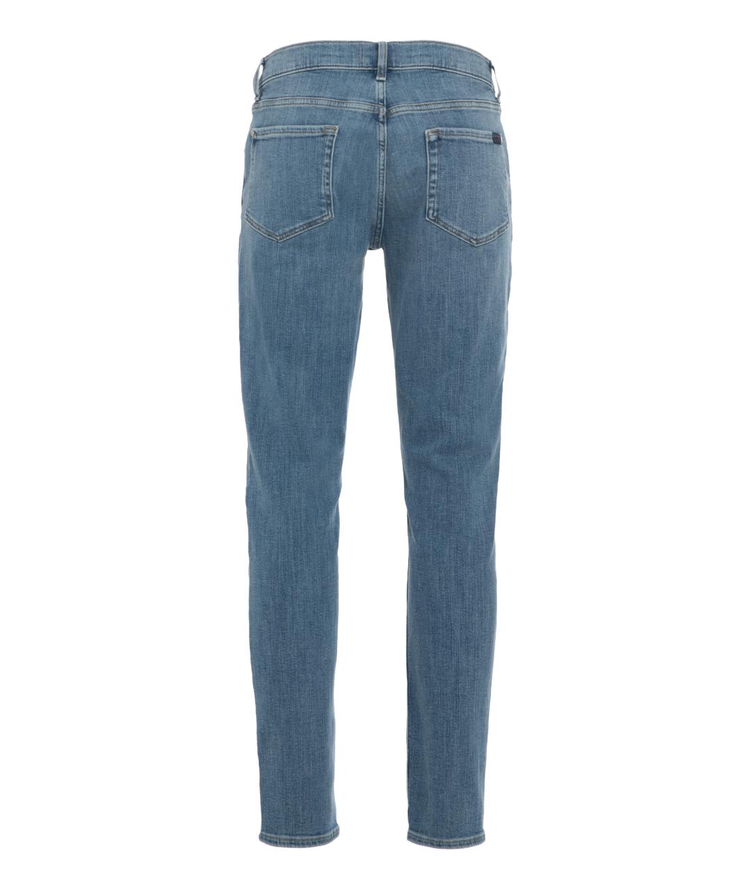 7 FOR ALL MANKIND Синие хлопковые джинсы скинни, фото 2