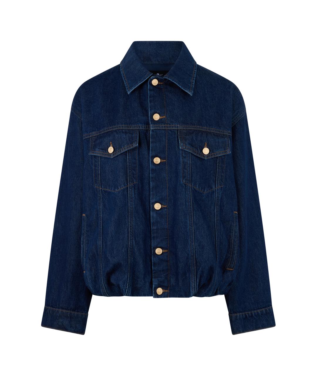 7 FOR ALL MANKIND Синяя хлопковая куртка, фото 1