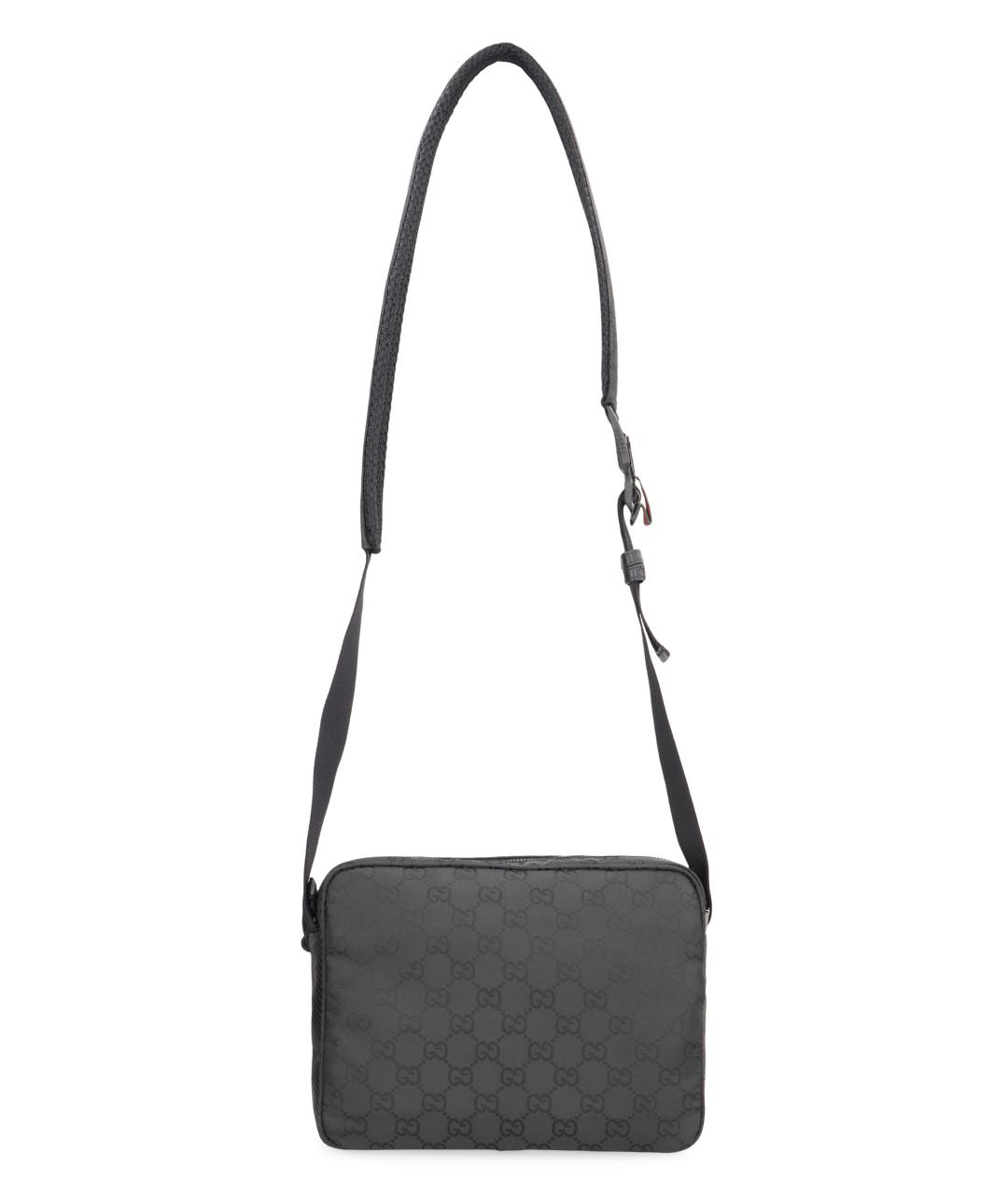 GUCCI Черная синтетическая сумка на плечо, фото 4
