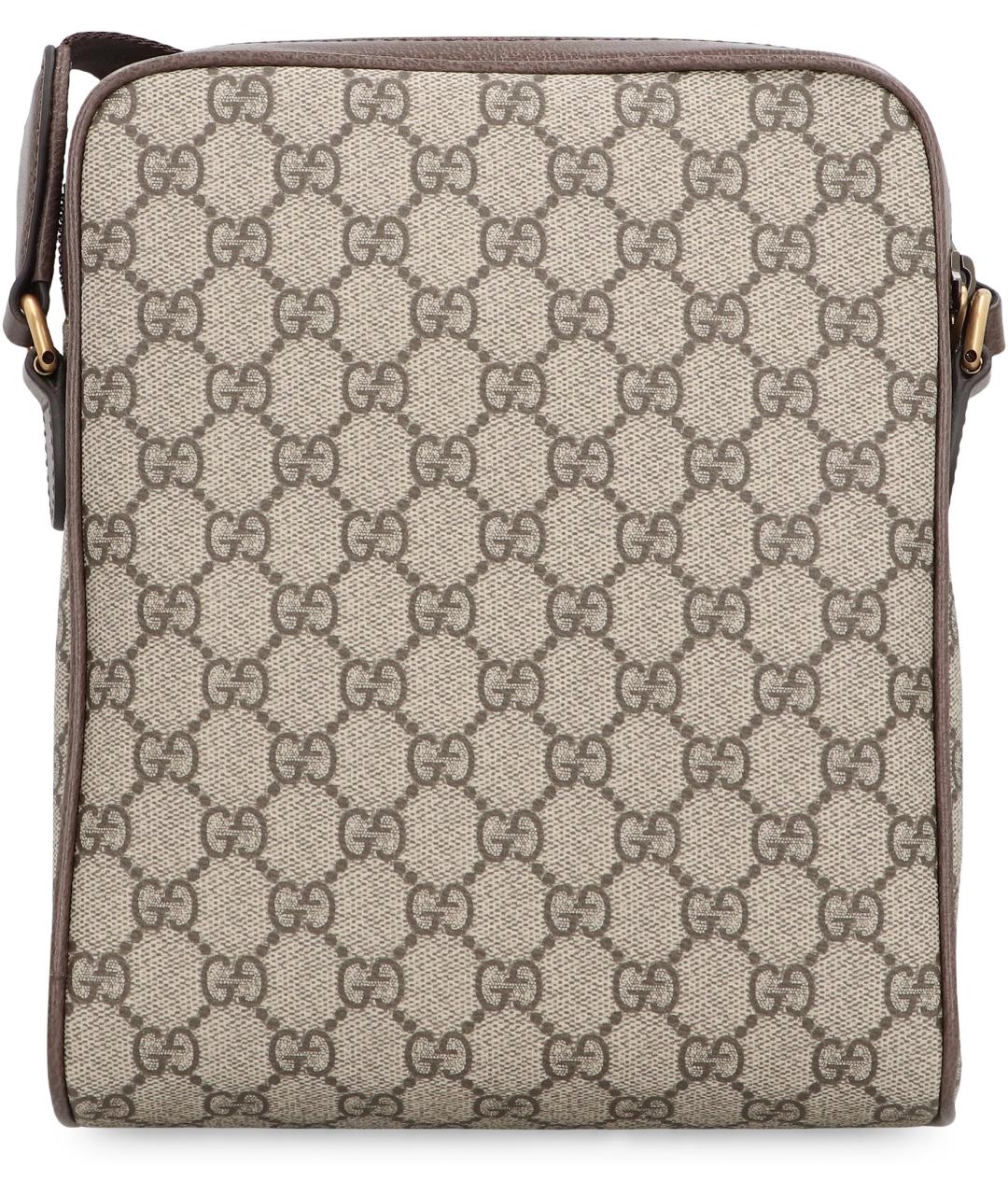 GUCCI Бежевая сумка на плечо из искусственной кожи, фото 3