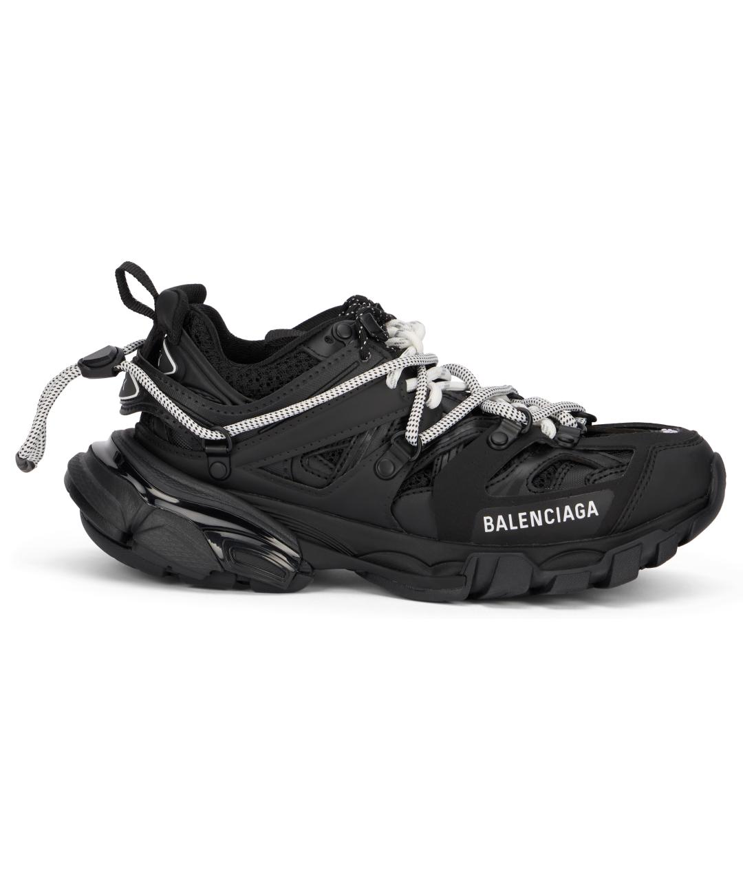 BALENCIAGA Черные синтетические кроссовки, фото 2