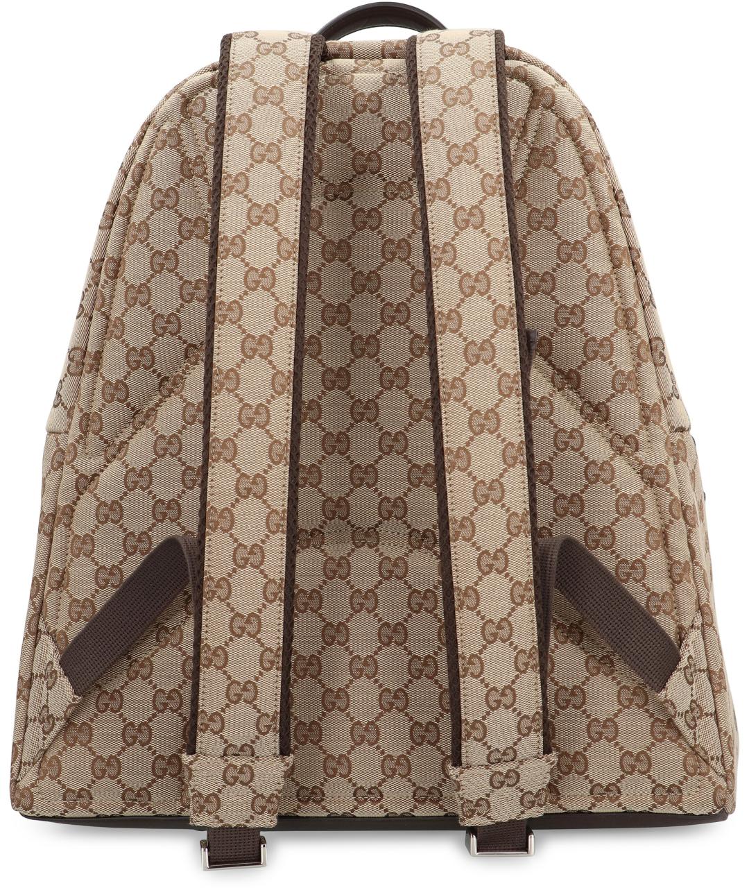 GUCCI Бежевый канва рюкзак, фото 4