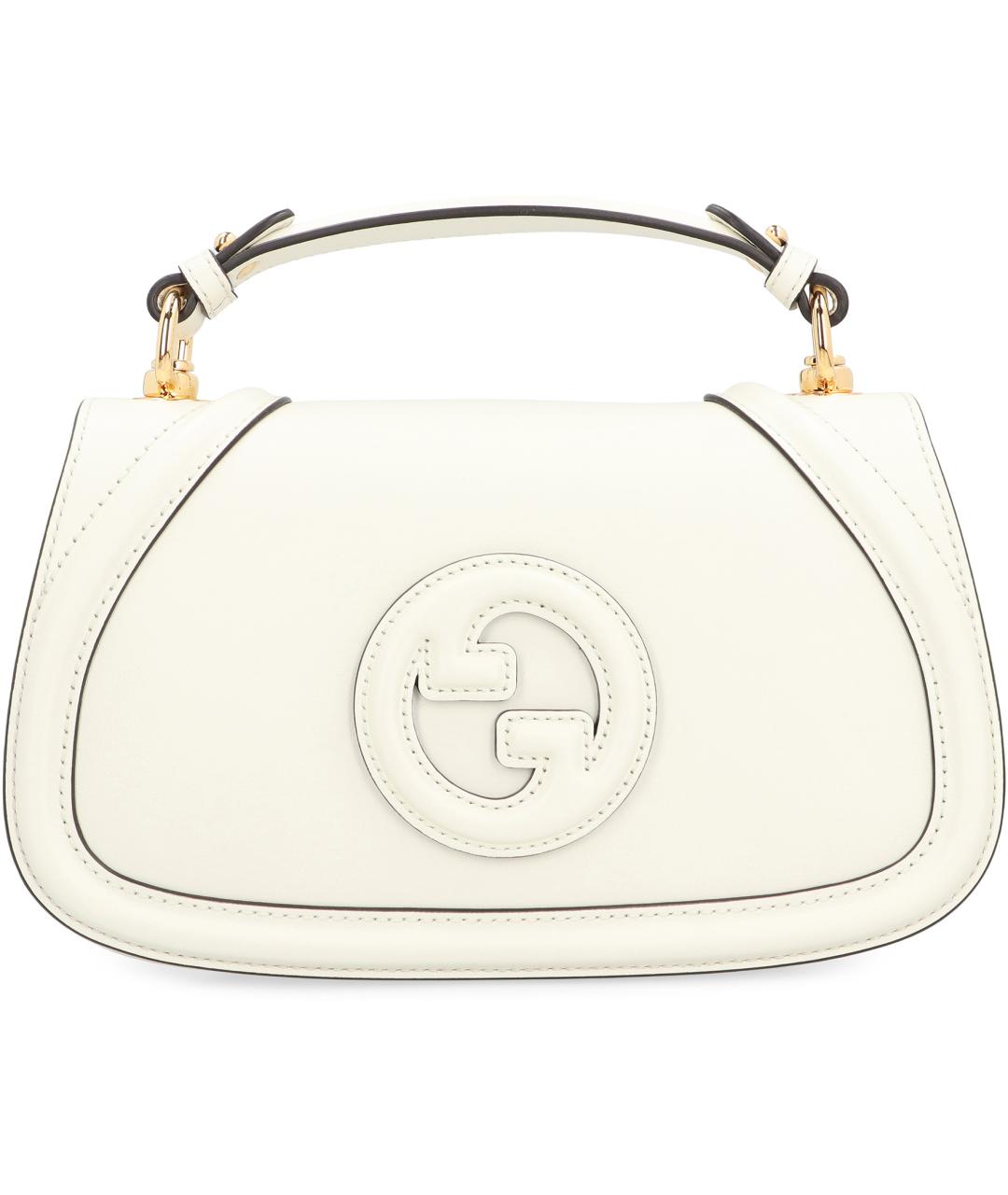 GUCCI Белая кожаная сумка через плечо, фото 2